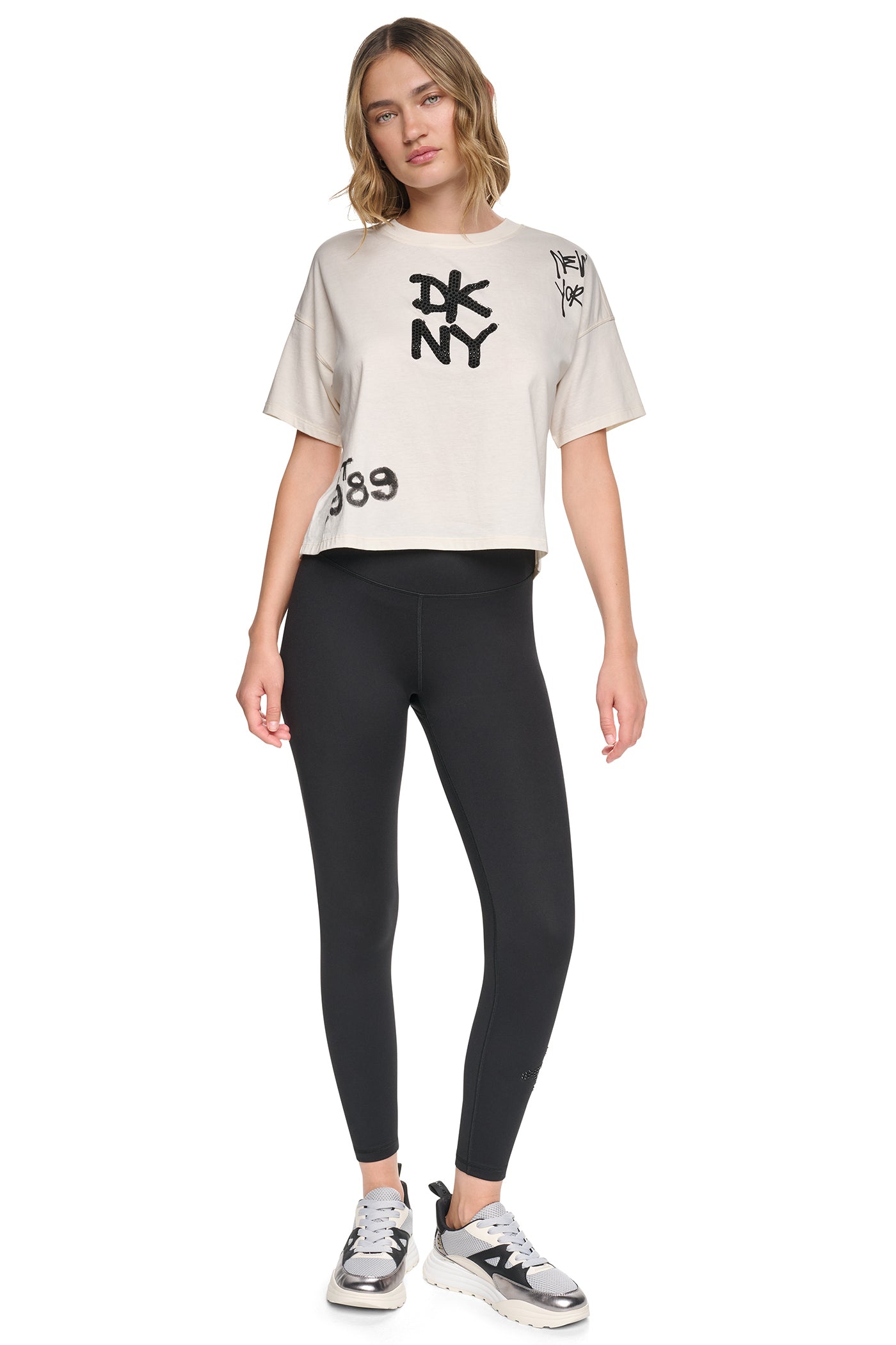 GRAFFITI RHINESTONE LOGO TEE VIEW 6