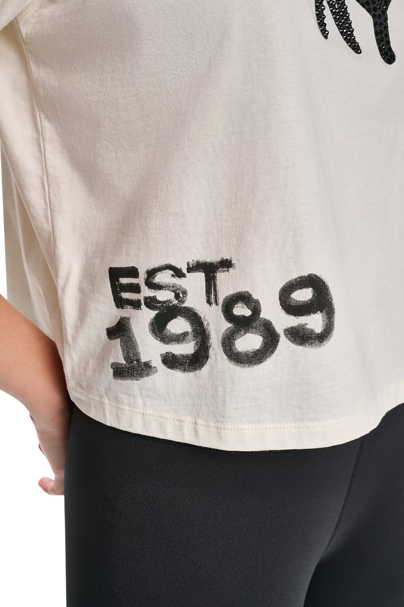 GRAFFITI RHINESTONE LOGO TEE VIEW 7