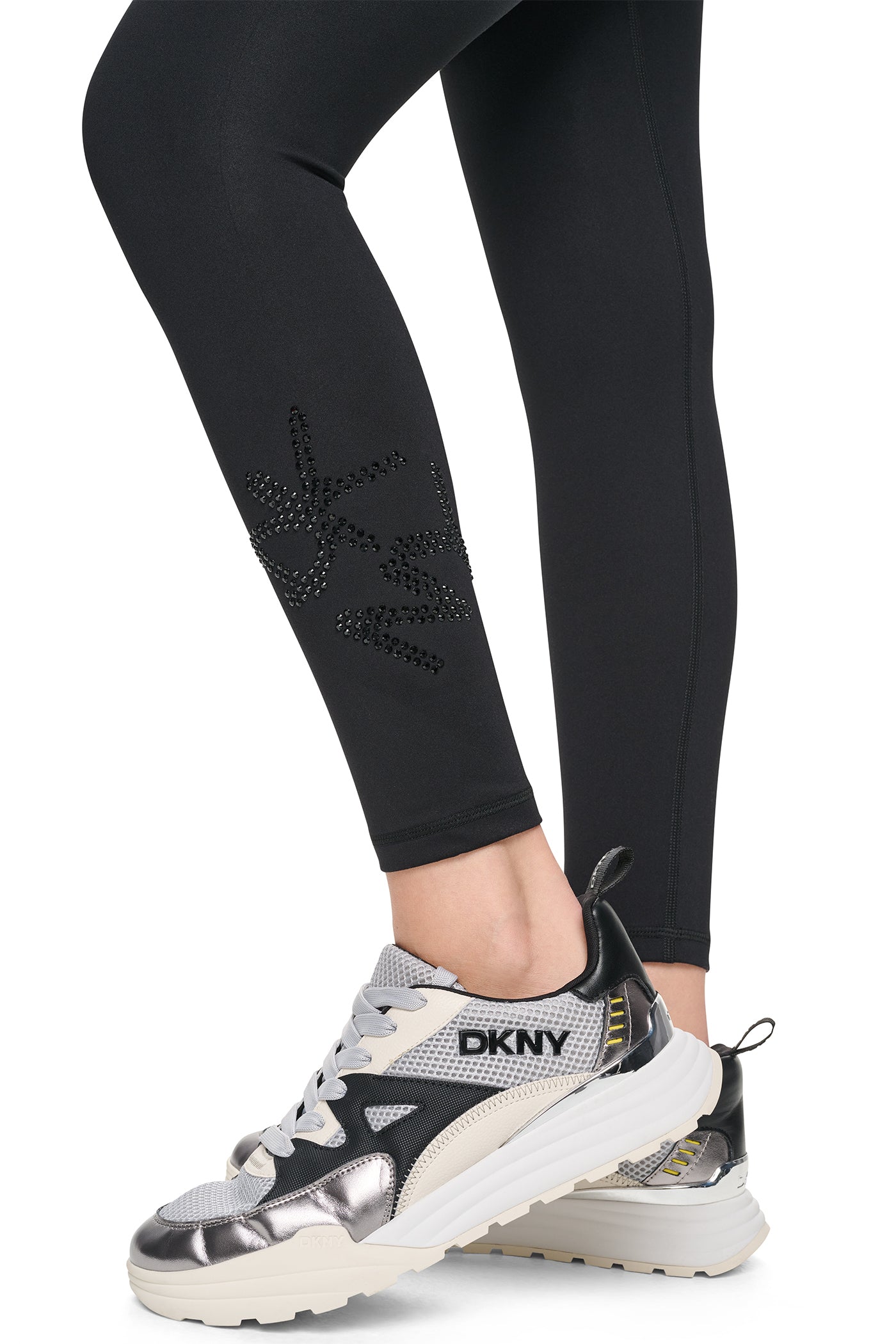 HIGH-RISE GRAFFITI LOGO 7/8 LENGTH LEGGING VIEW 4