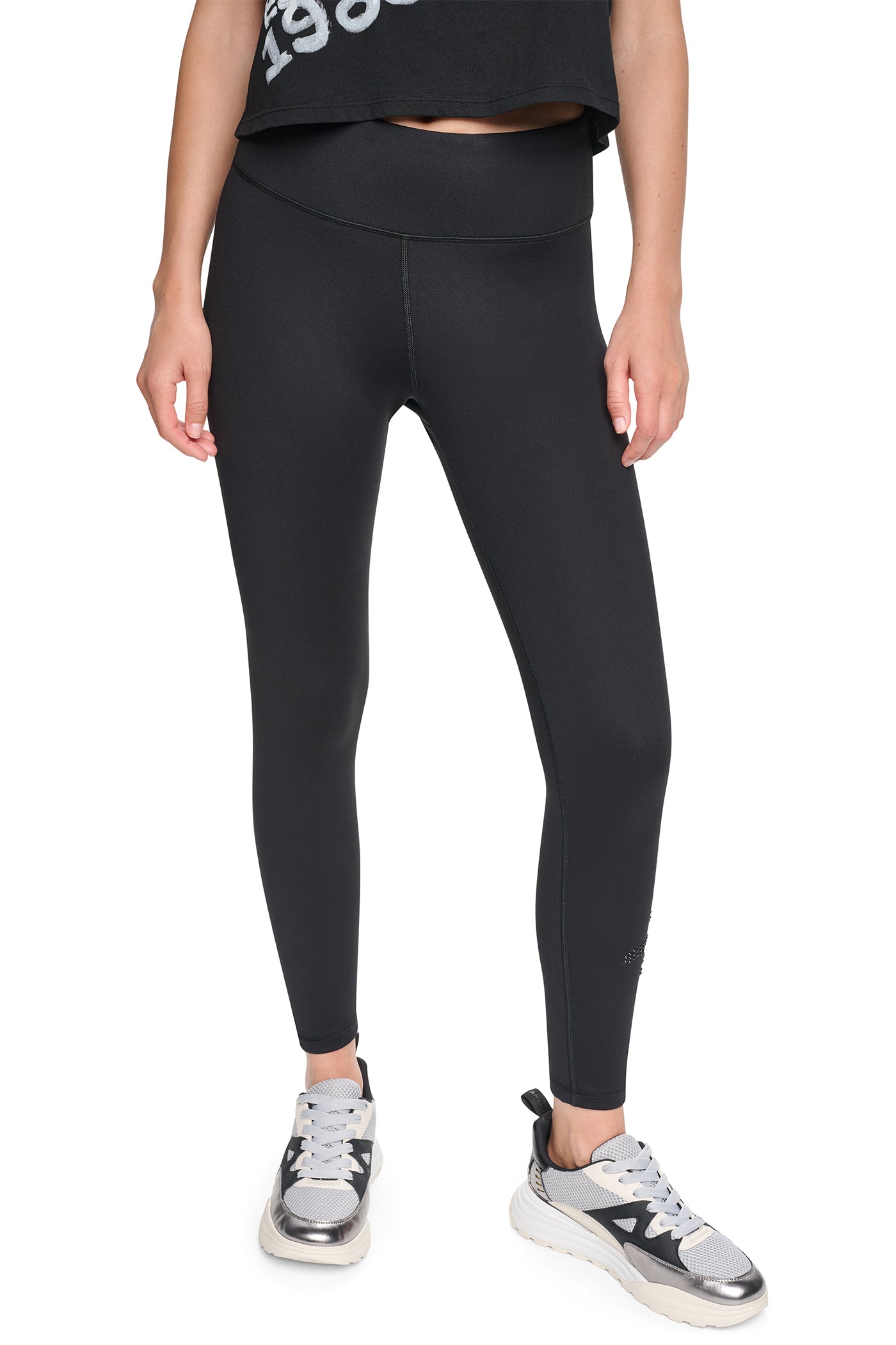 HIGH-RISE GRAFFITI LOGO 7/8 LENGTH LEGGING VIEW 5