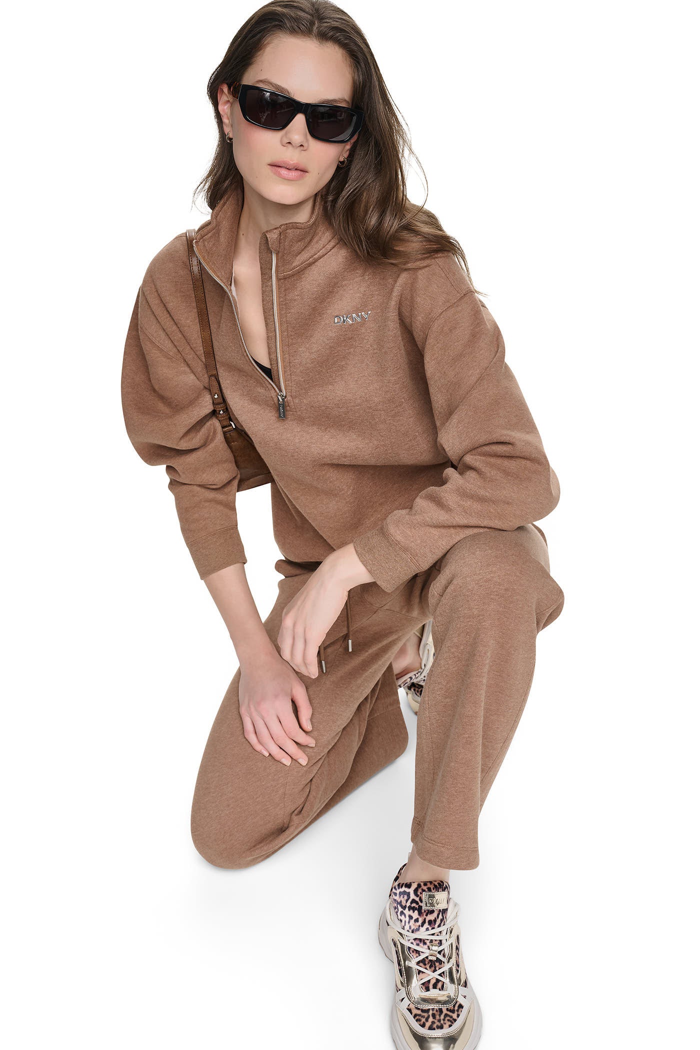METALLIC BUBBLE 1/4 ZIP PULLOVER VIEW 9