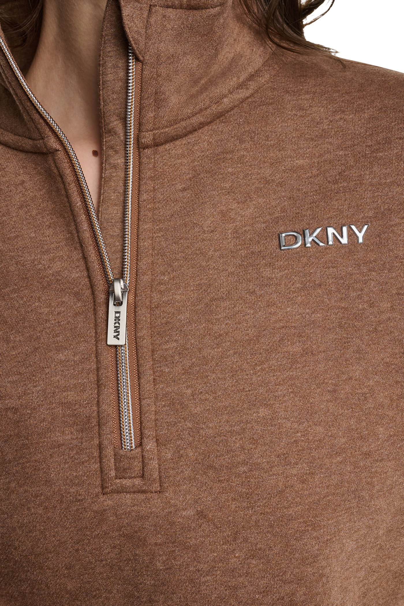 METALLIC BUBBLE 1/4 ZIP PULLOVER VIEW 8
