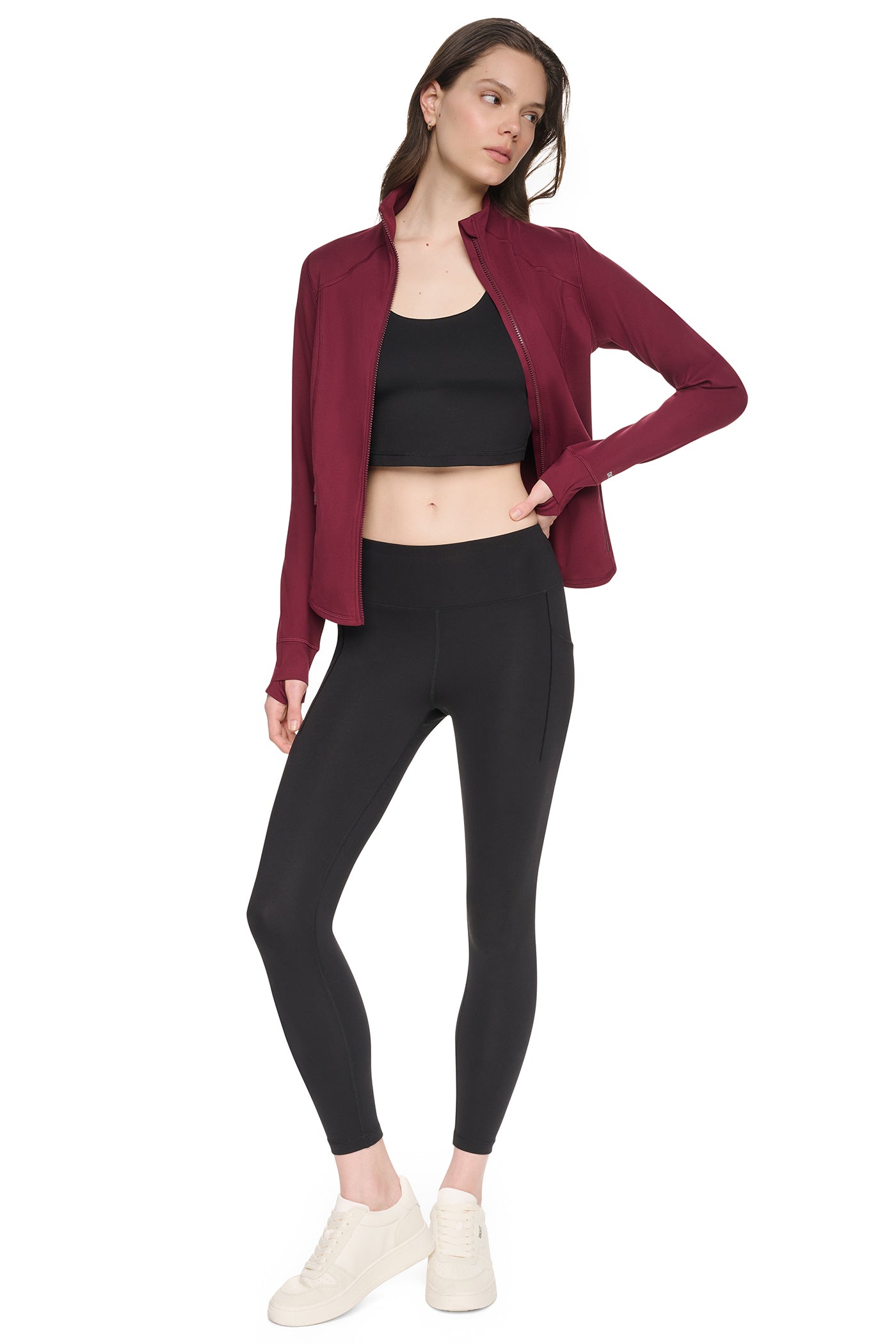 FUNNEL NECK FULL ZIP JACKET VIEW 5