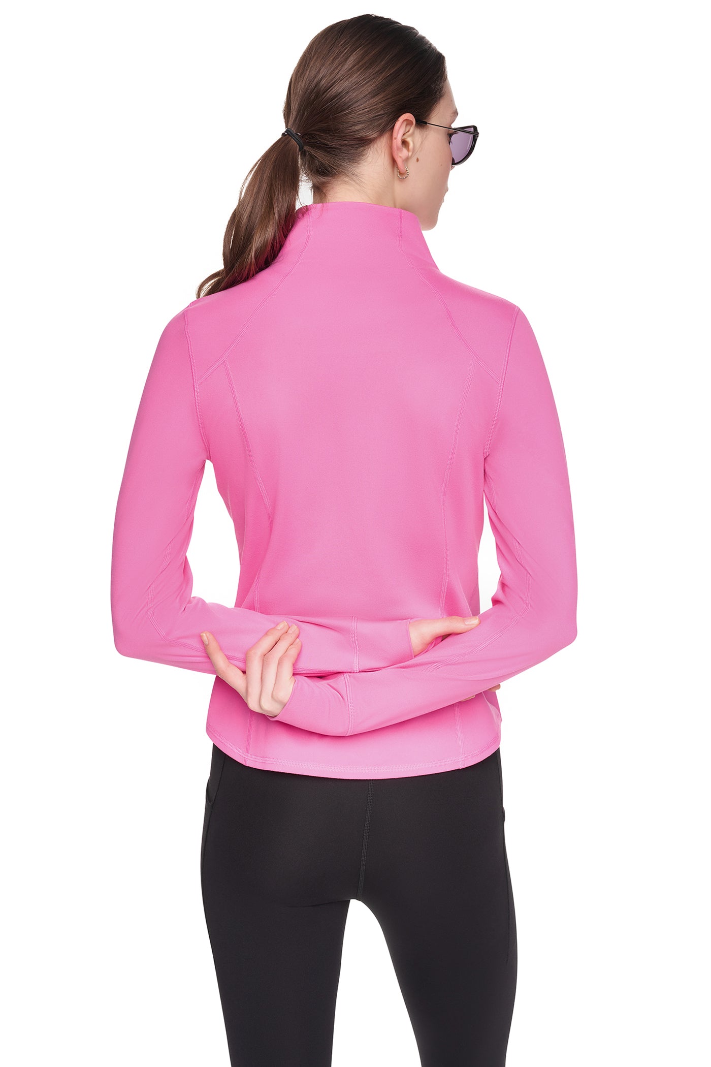 FUNNEL NECK FULL ZIP JACKET VIEW 3