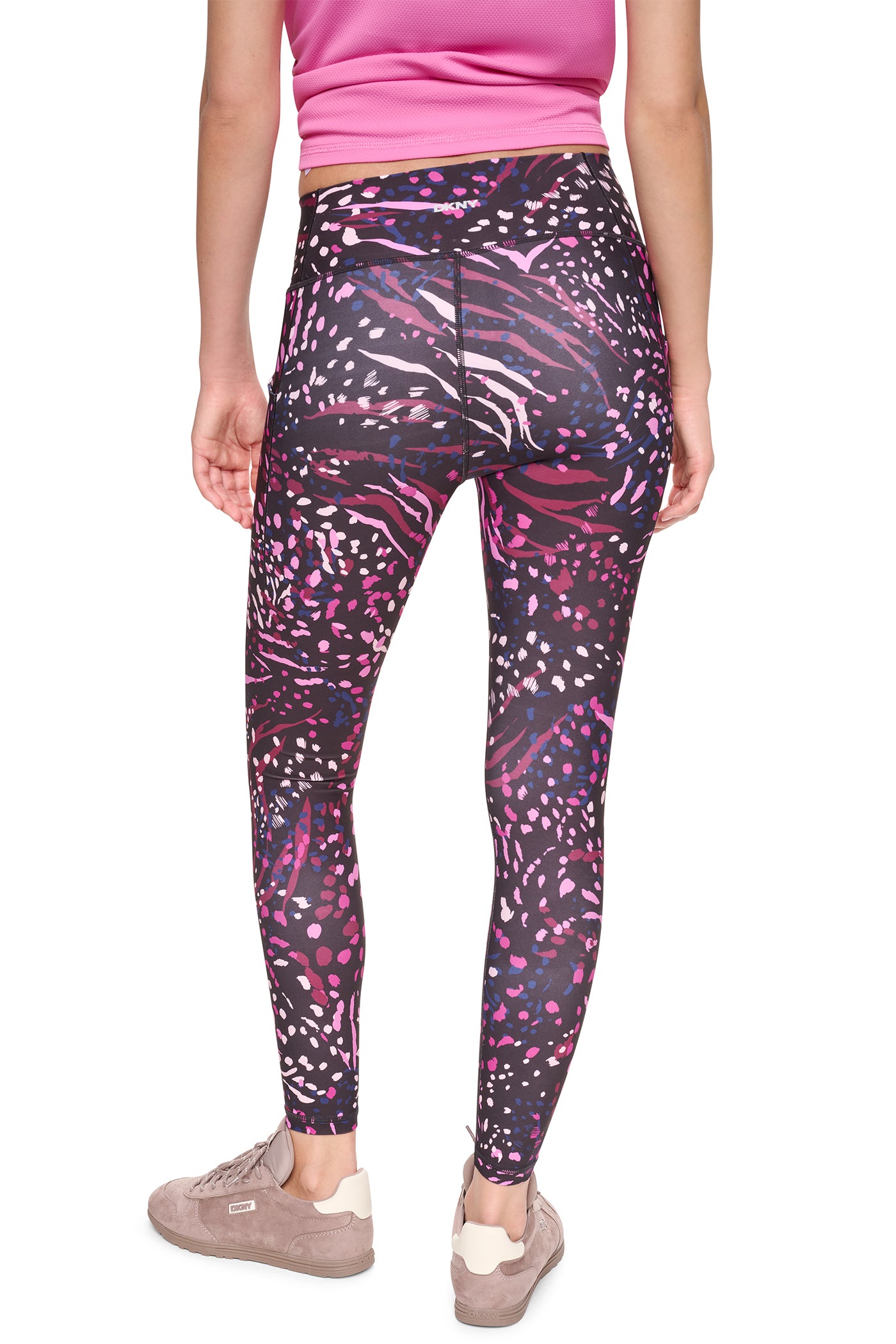 HIGH-RISE 7/8 LENGTH PRINTED LEGGINGS VIEW 3