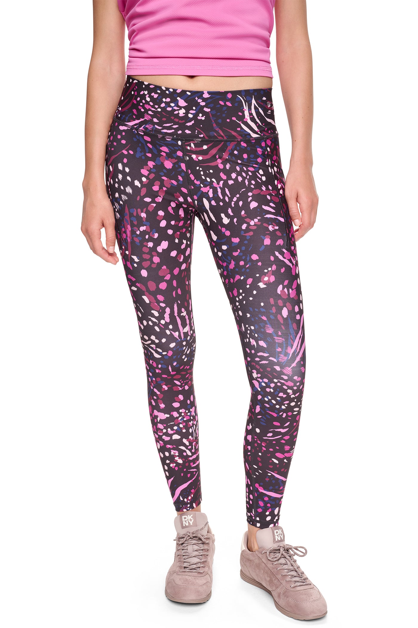 HIGH-RISE 7/8 LENGTH PRINTED LEGGINGS VIEW 5