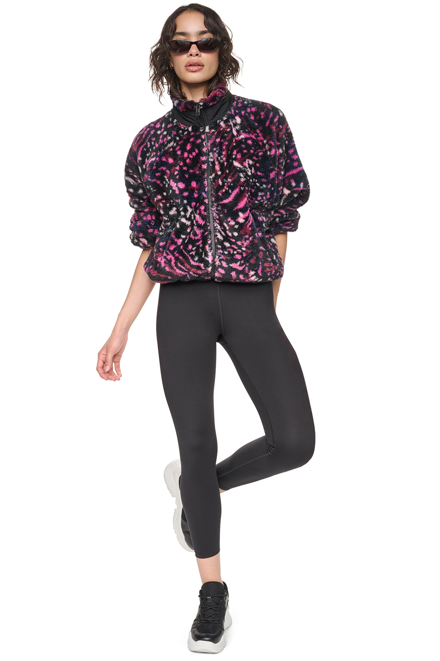 PRINTED SHERPA JACKET VIEW 2