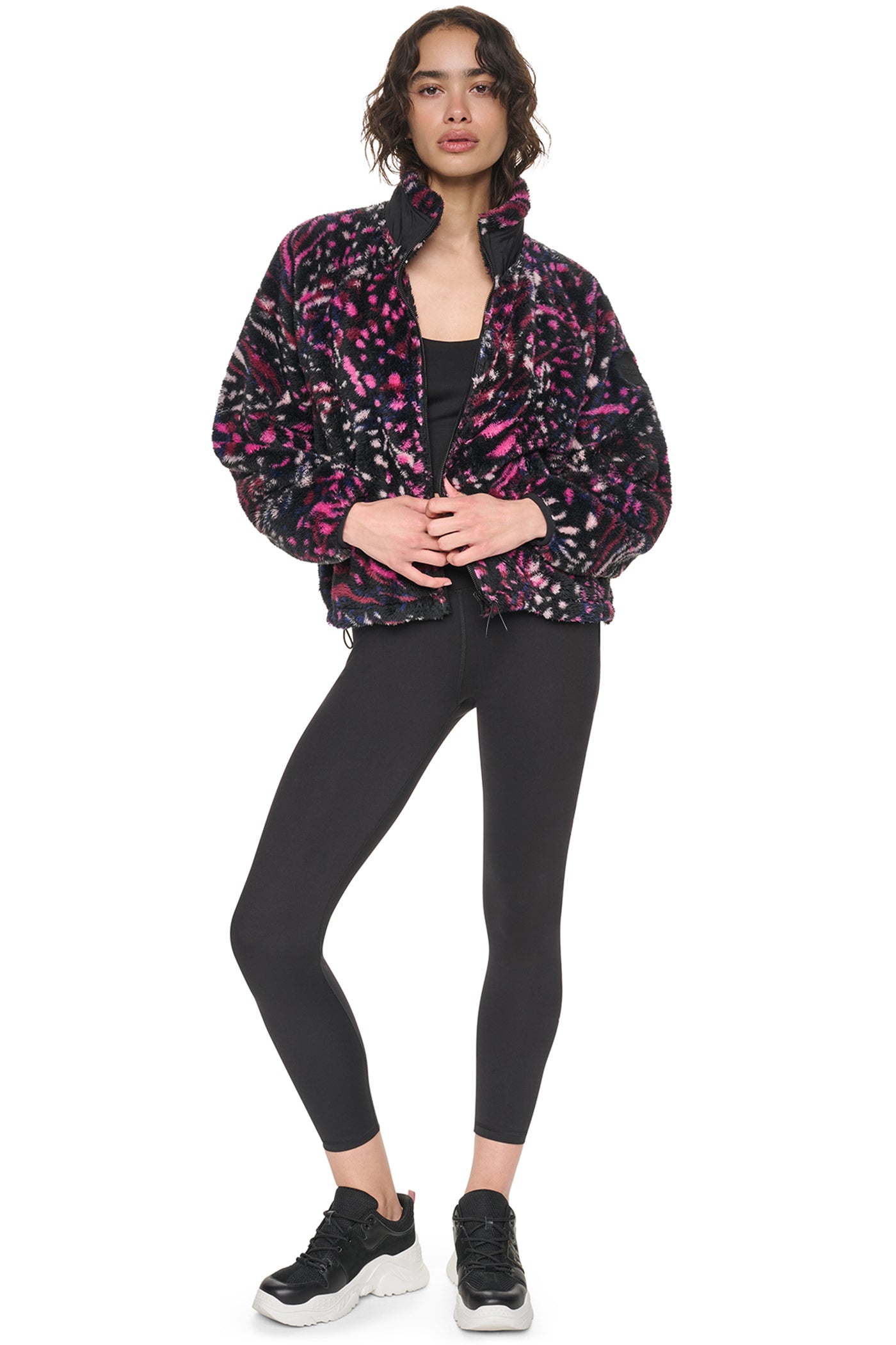 PRINTED SHERPA JACKET VIEW 2