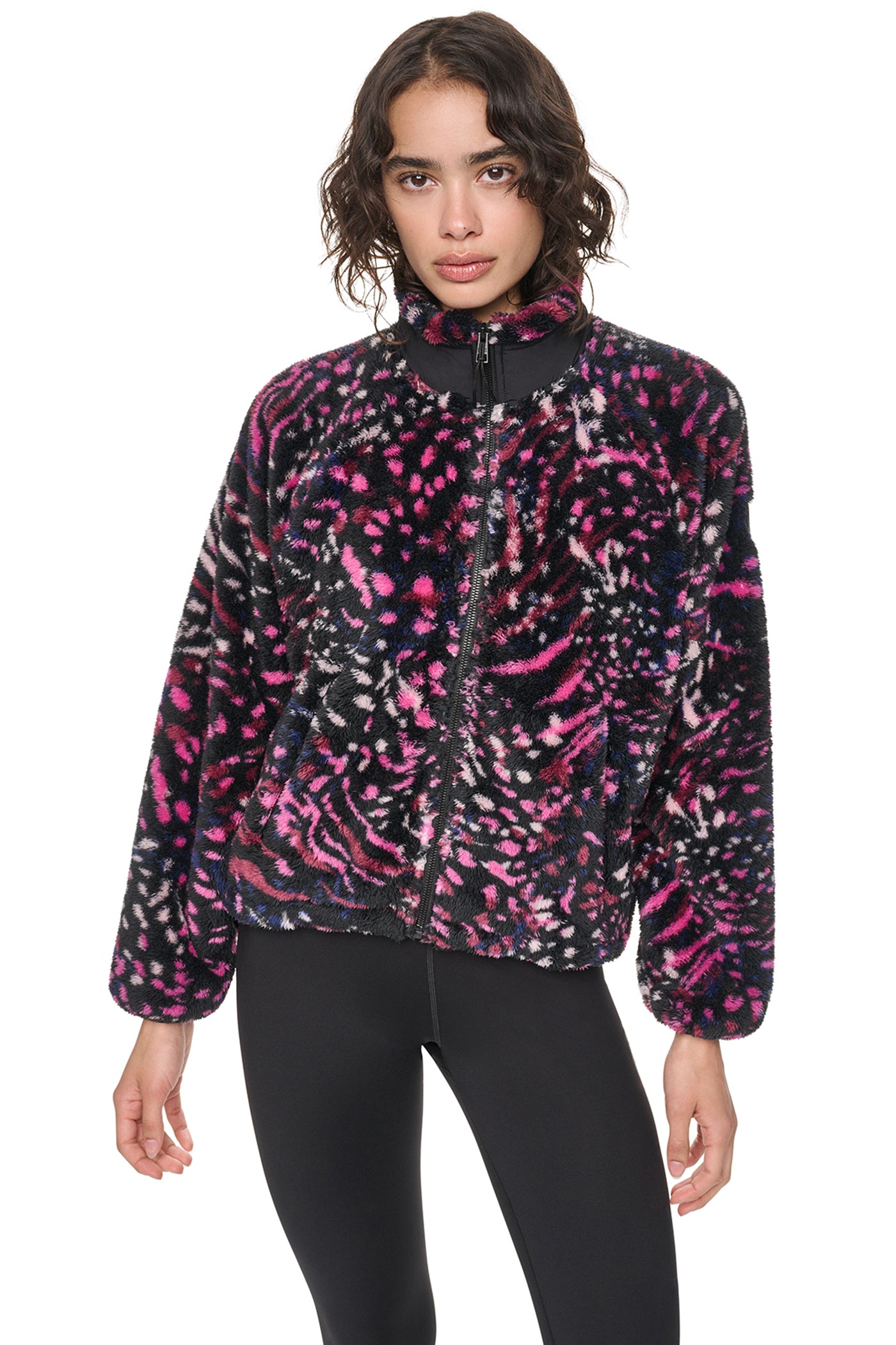 PRINTED SHERPA JACKET VIEW 2