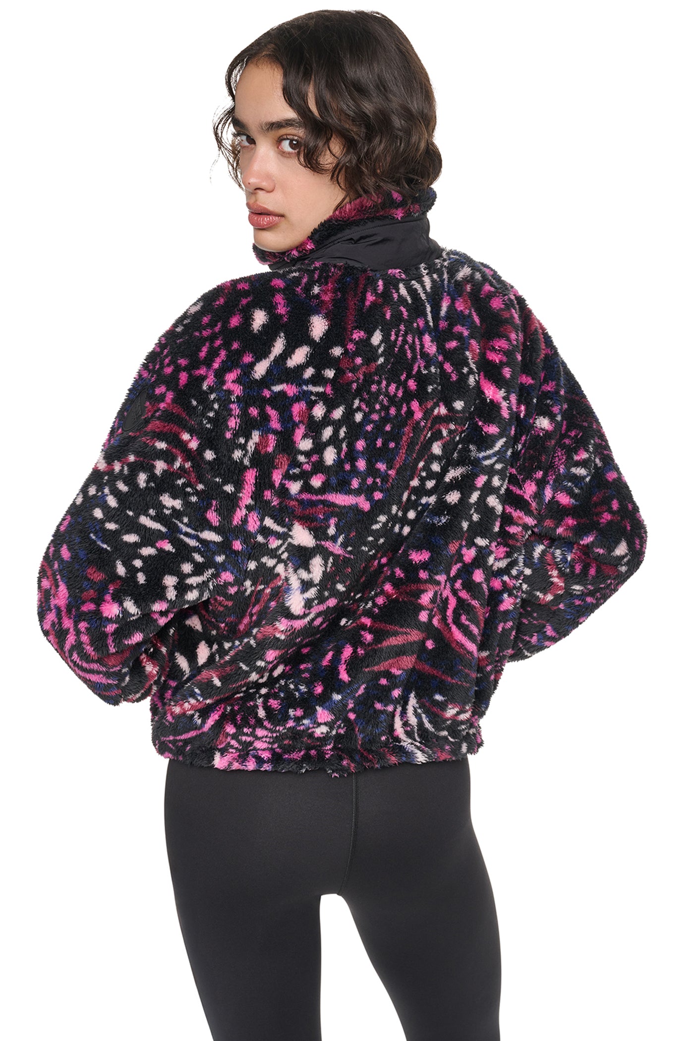 PRINTED SHERPA JACKET VIEW 2