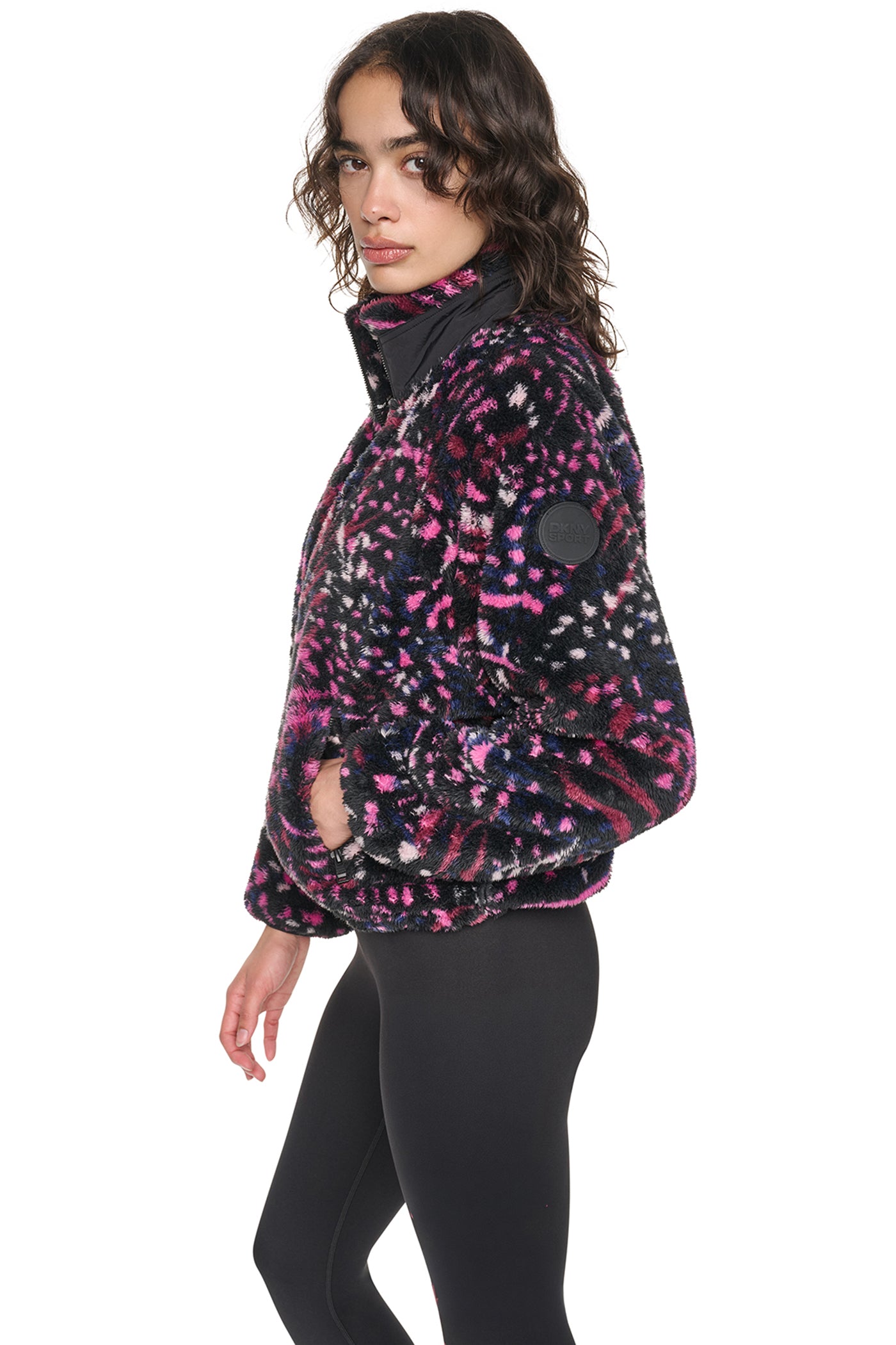 PRINTED SHERPA JACKET VIEW 2