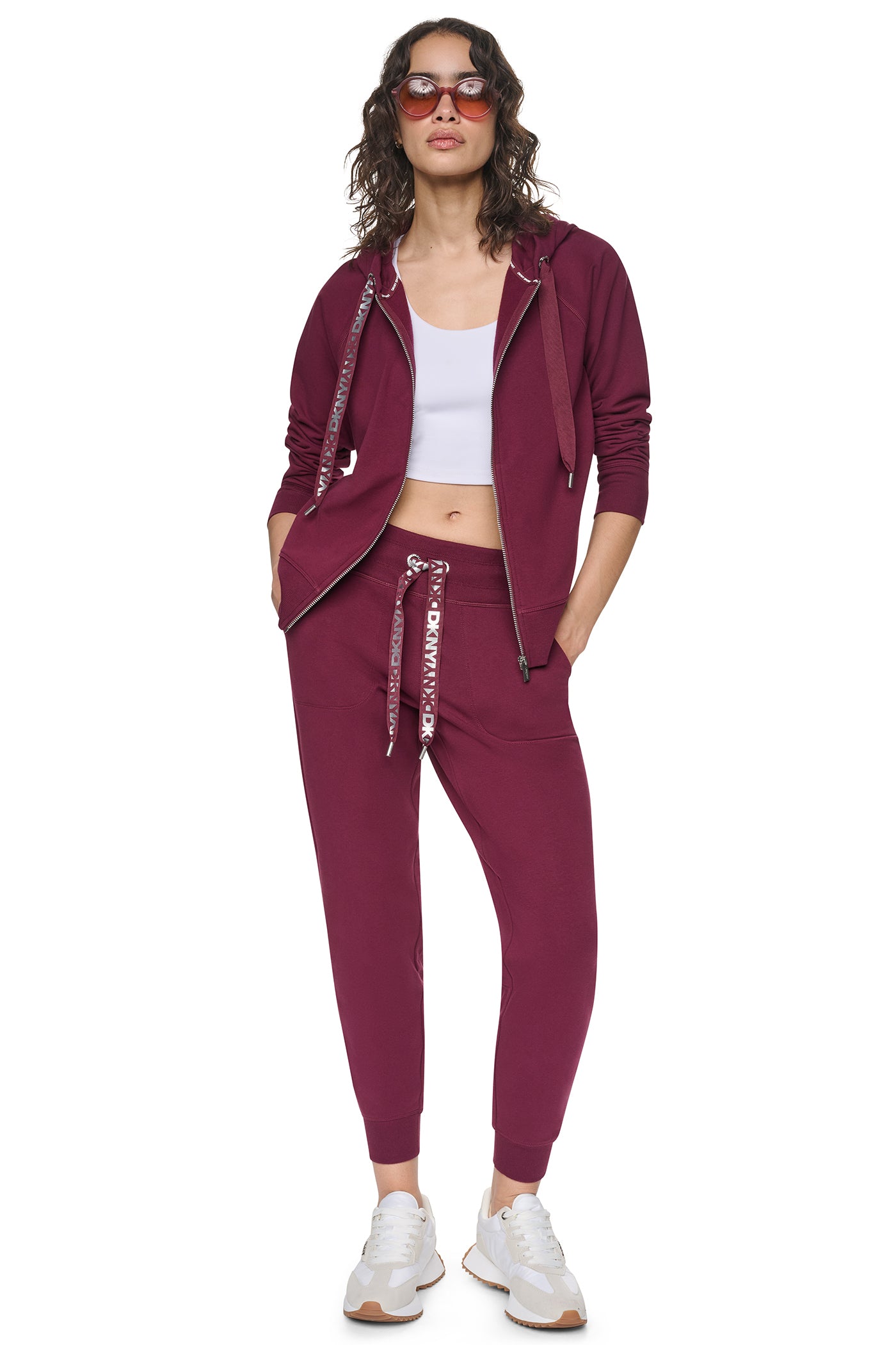 TWO TONE LOGO ZIP JACKET VIEW 8