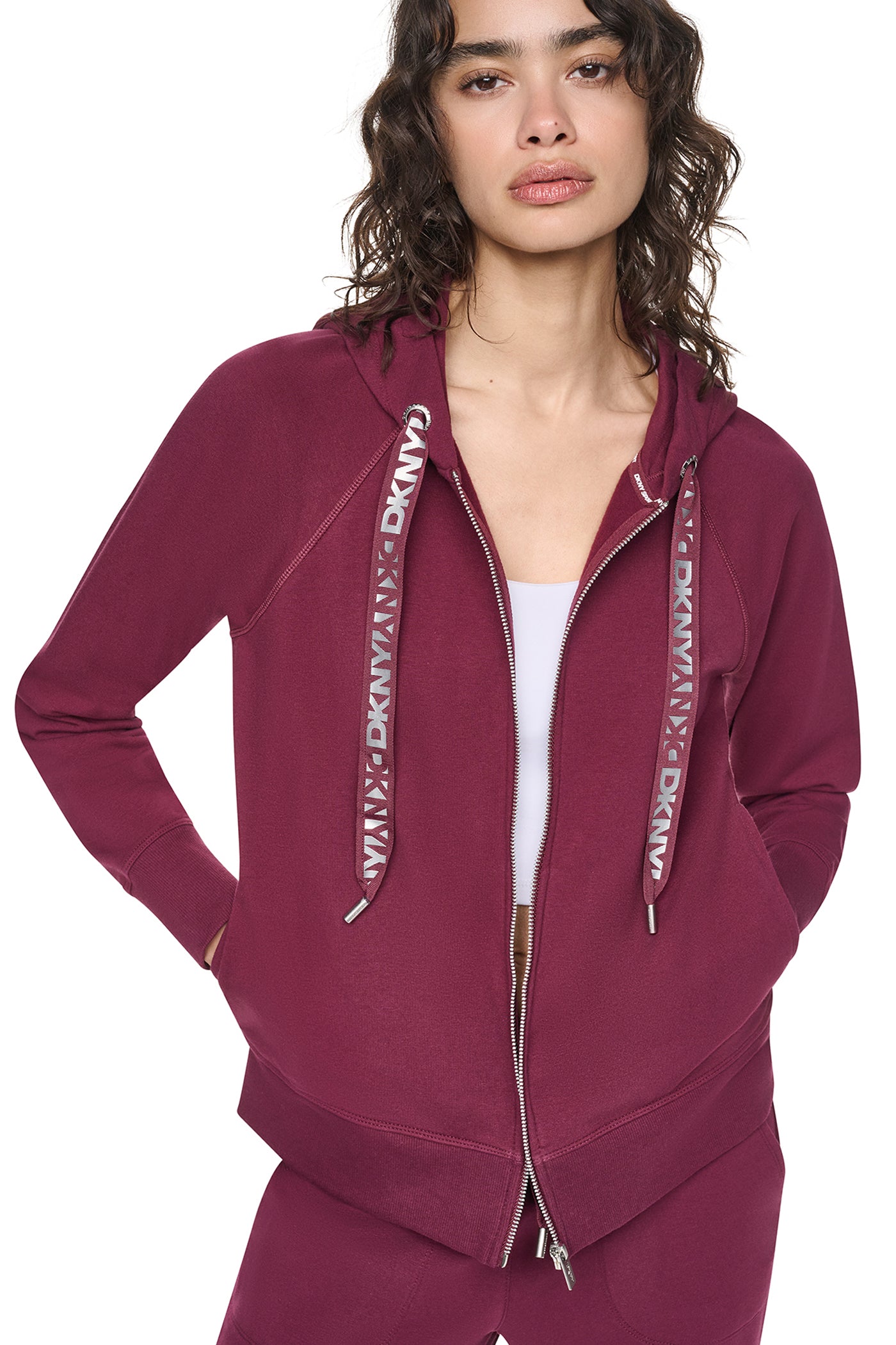 TWO TONE LOGO ZIP JACKET VIEW 1