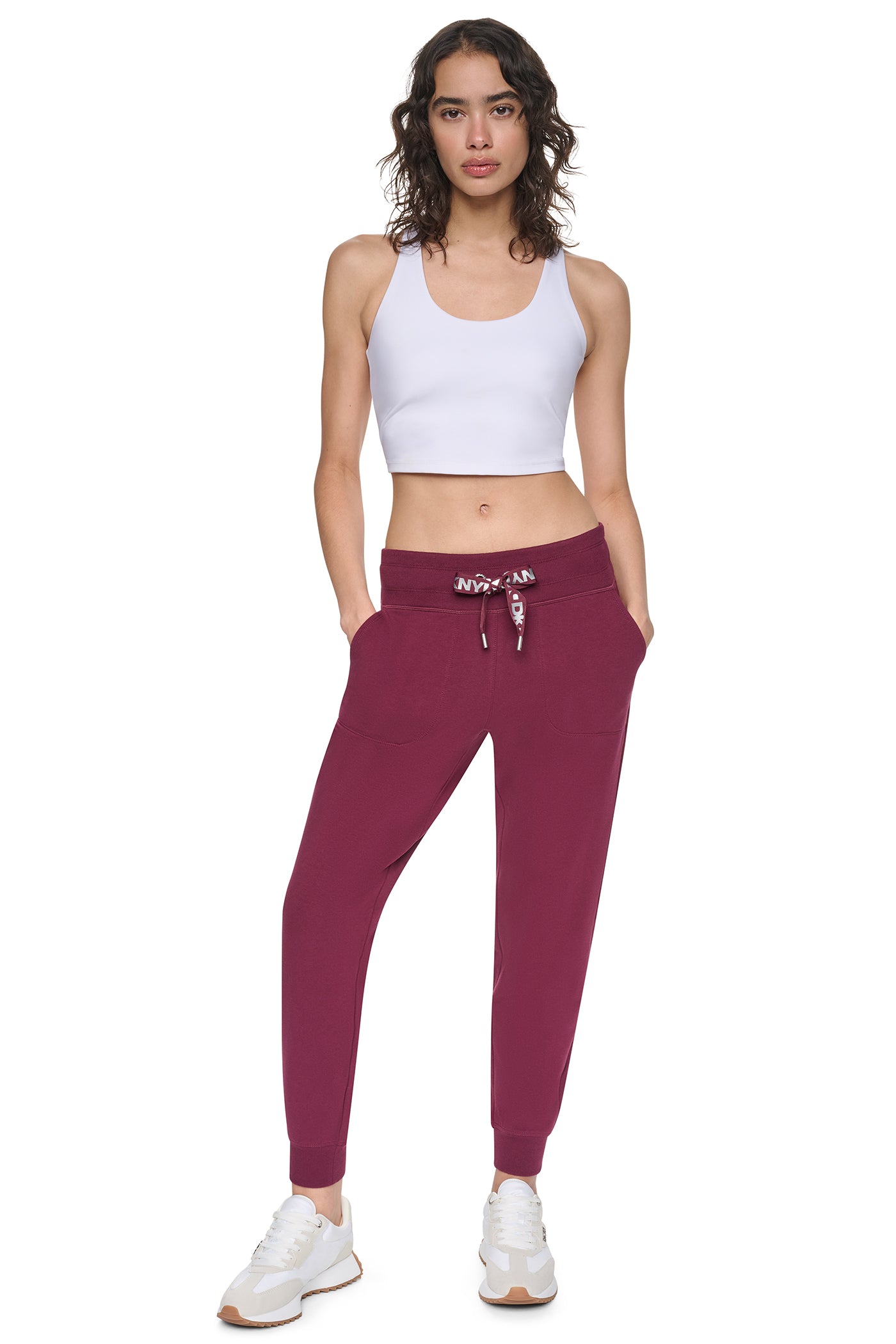 HIGH-RISE SKINNY CUFFED ANKLE JOGGER VIEW 5