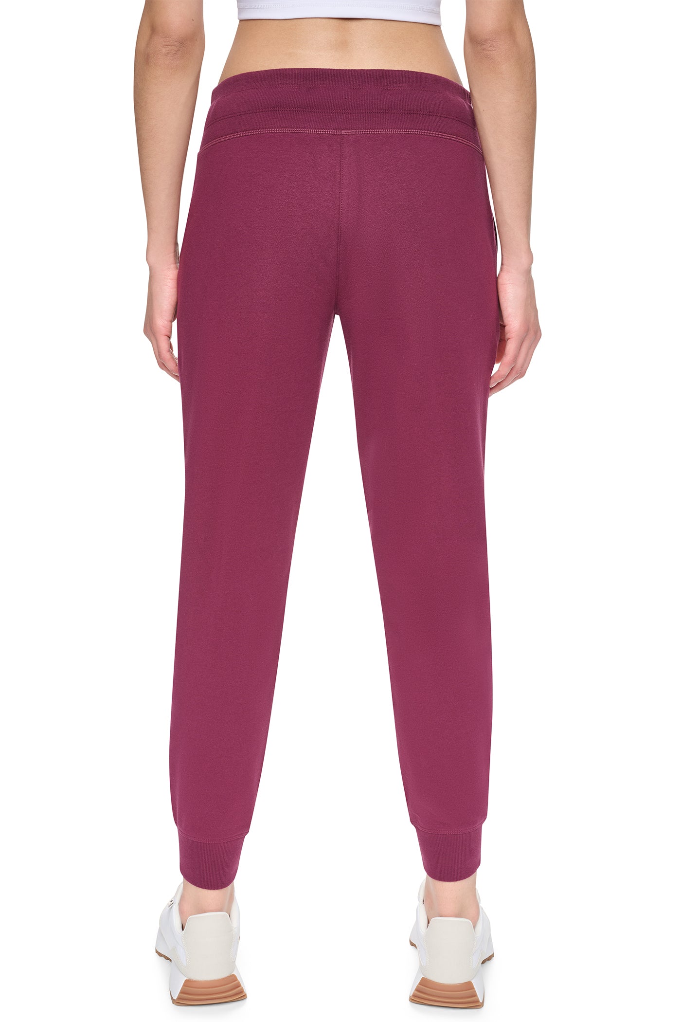 HIGH-RISE SKINNY CUFFED ANKLE JOGGER VIEW 3