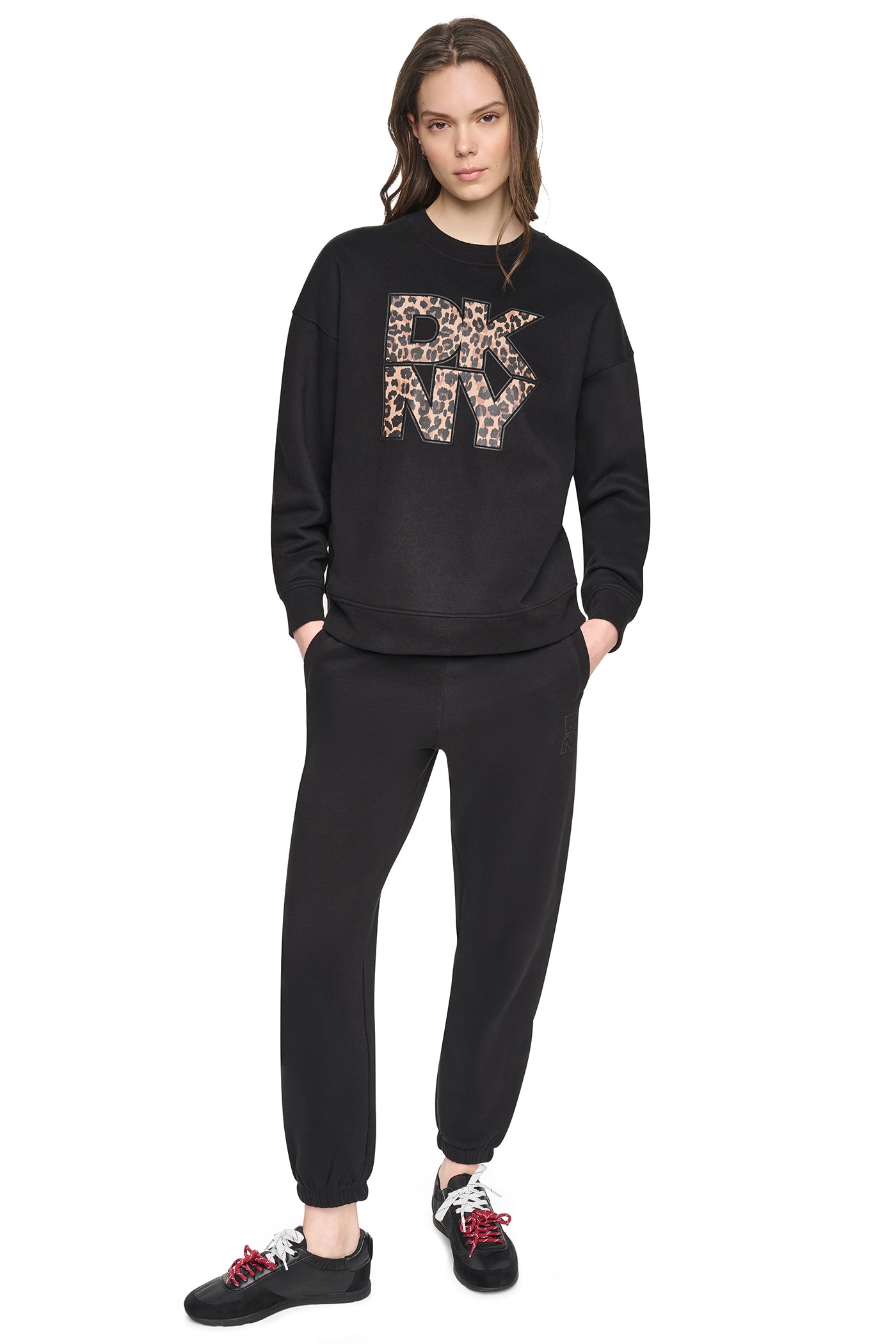ANIMAL PRINT LOGO SWEATSHIRT VIEW 6