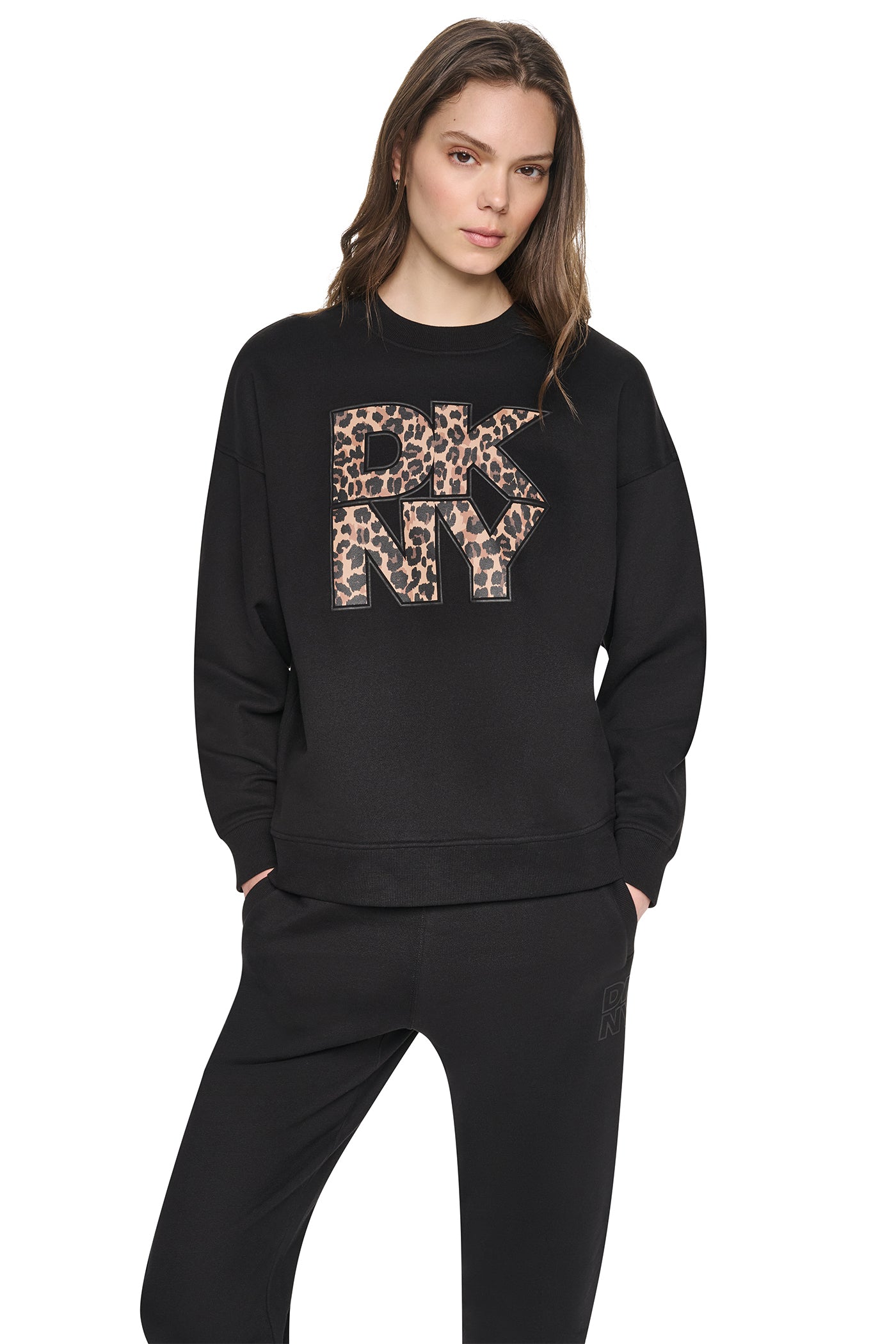 ANIMAL PRINT LOGO SWEATSHIRT VIEW 5