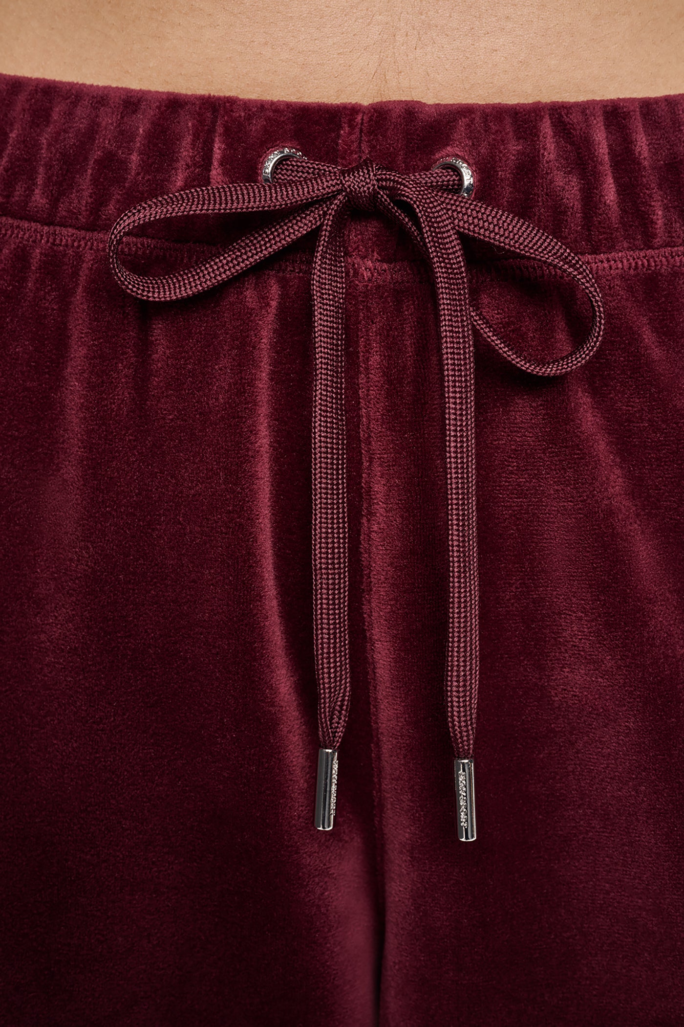 VARSITY VELOUR RHINESTONE LOGO MID RISE JOGGER WIT VIEW 5