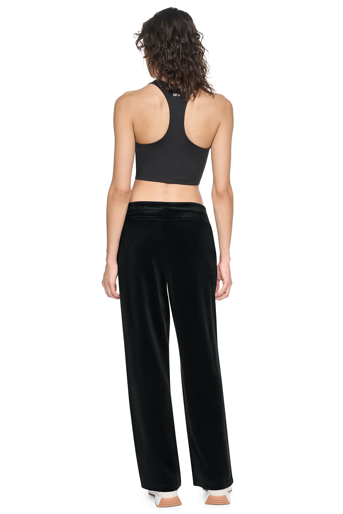 VARSITY RHINESTONE LOGO MID-RISE TRACK PANT VIEW 2