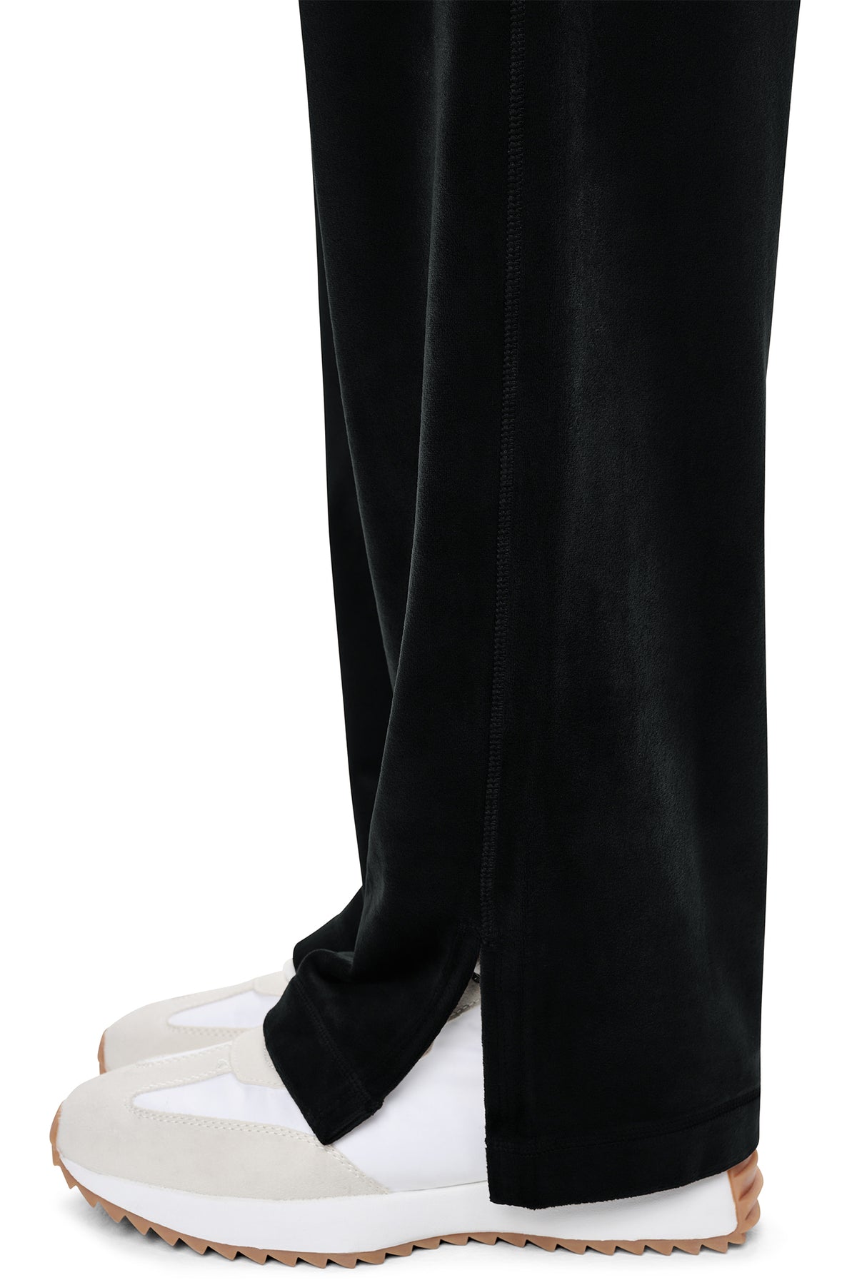 VARSITY RHINESTONE LOGO MID-RISE TRACK PANT VIEW 2