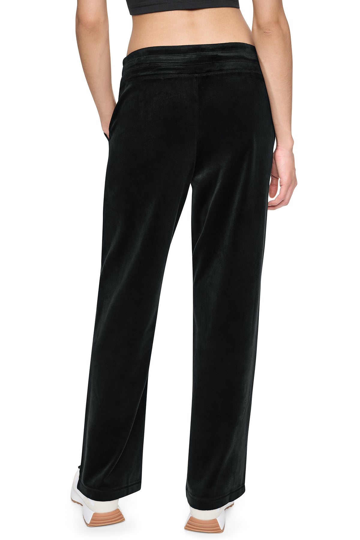VARSITY RHINESTONE LOGO MID-RISE TRACK PANT VIEW 2