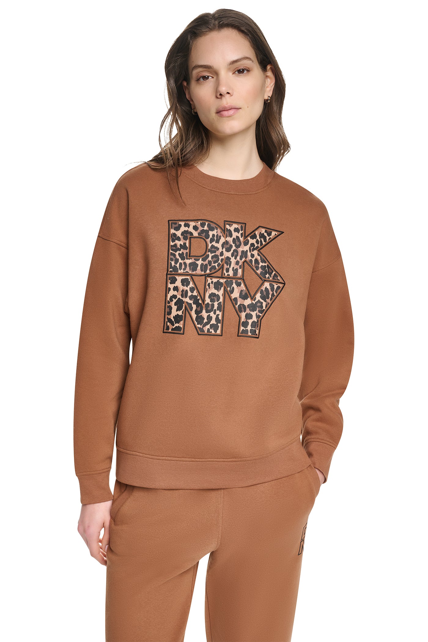 ANIMAL PRINT LOGO SWEATSHIRT VIEW 5