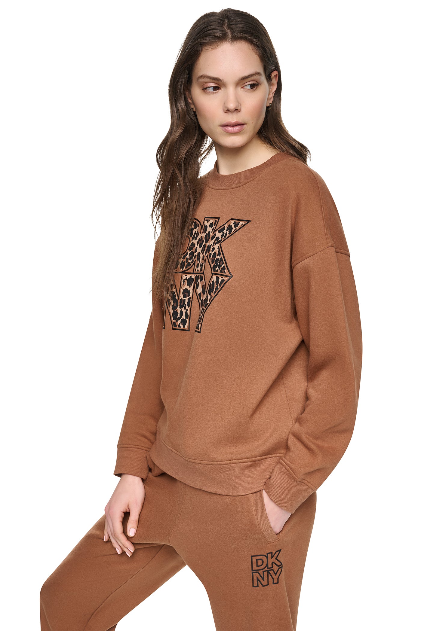 ANIMAL PRINT LOGO SWEATSHIRT VIEW 4