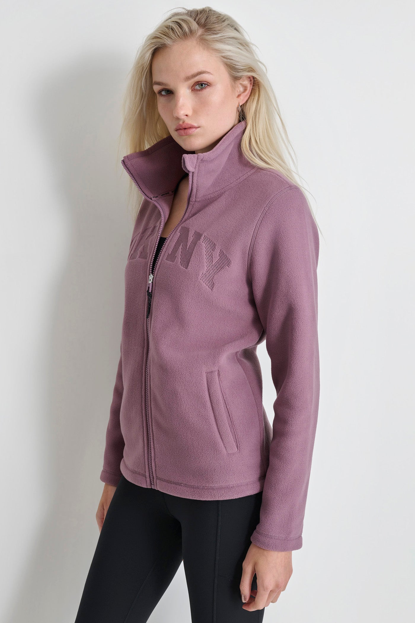 TECH FLEECE FULL ZIP JACKET WITH VARSITY TWILL LOGO VIEW 3 | Clothing