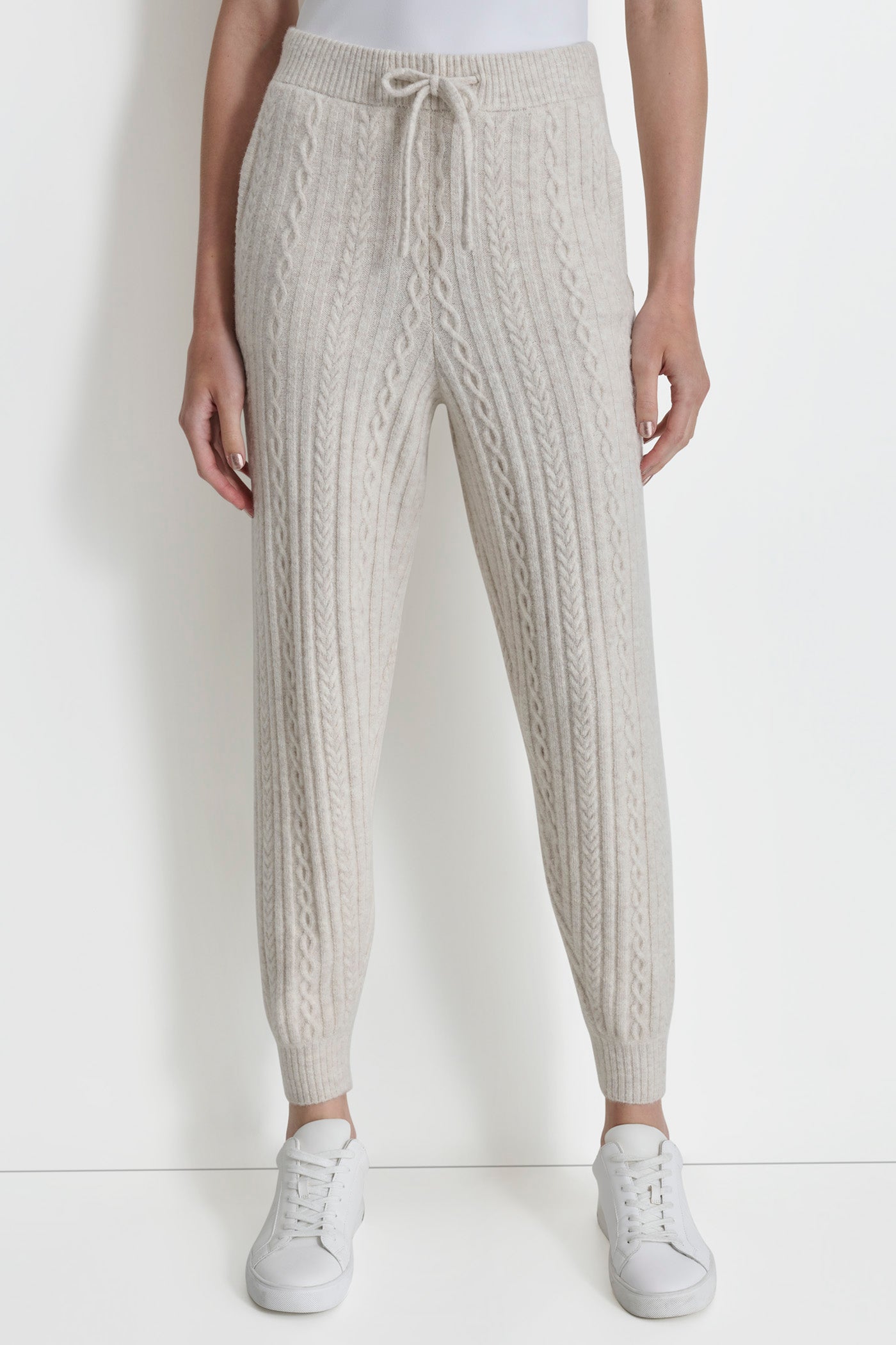 COZY CABLE SWEATER JOGGER VIEW 1