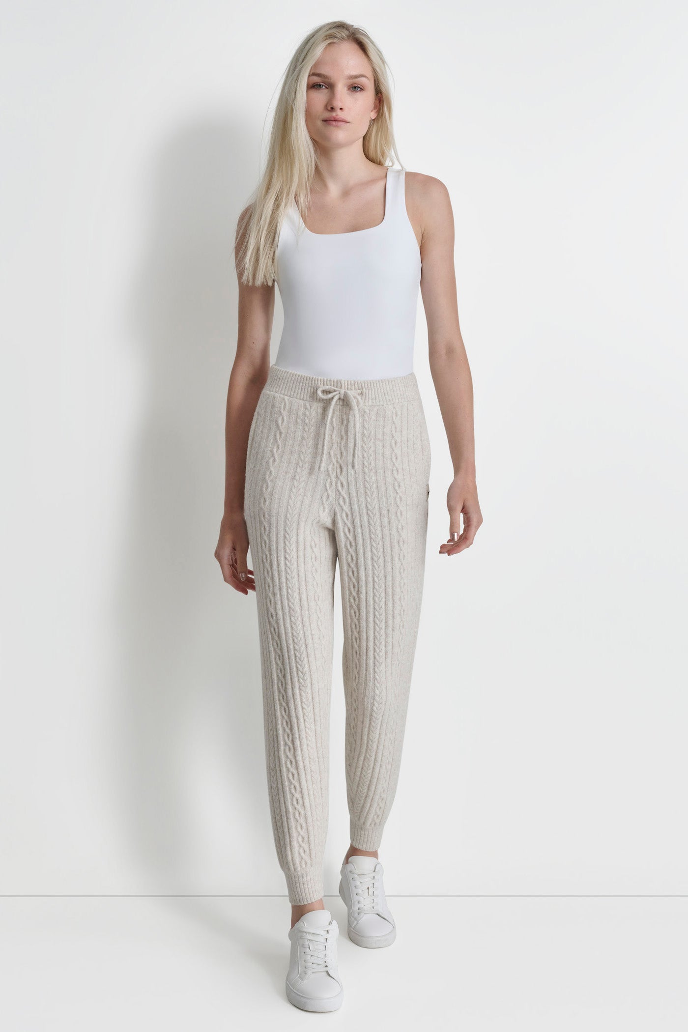 COZY CABLE SWEATER JOGGER VIEW 3