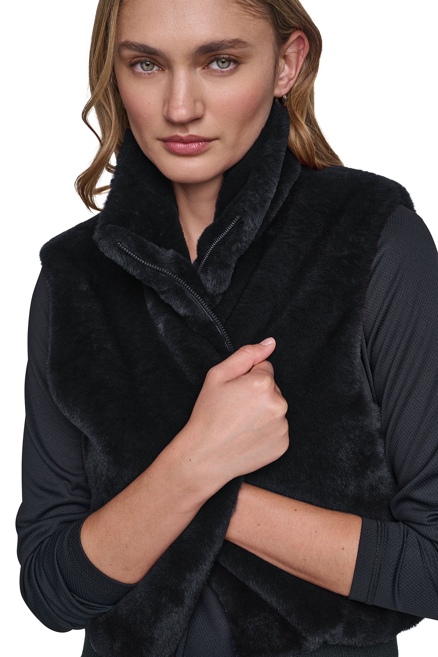 FAUX FUR VEST VIEW 4