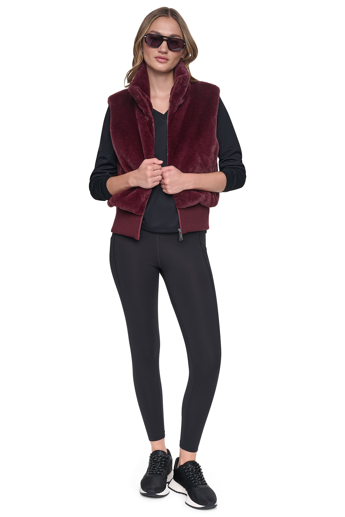 FAUX FUR VEST VIEW 1