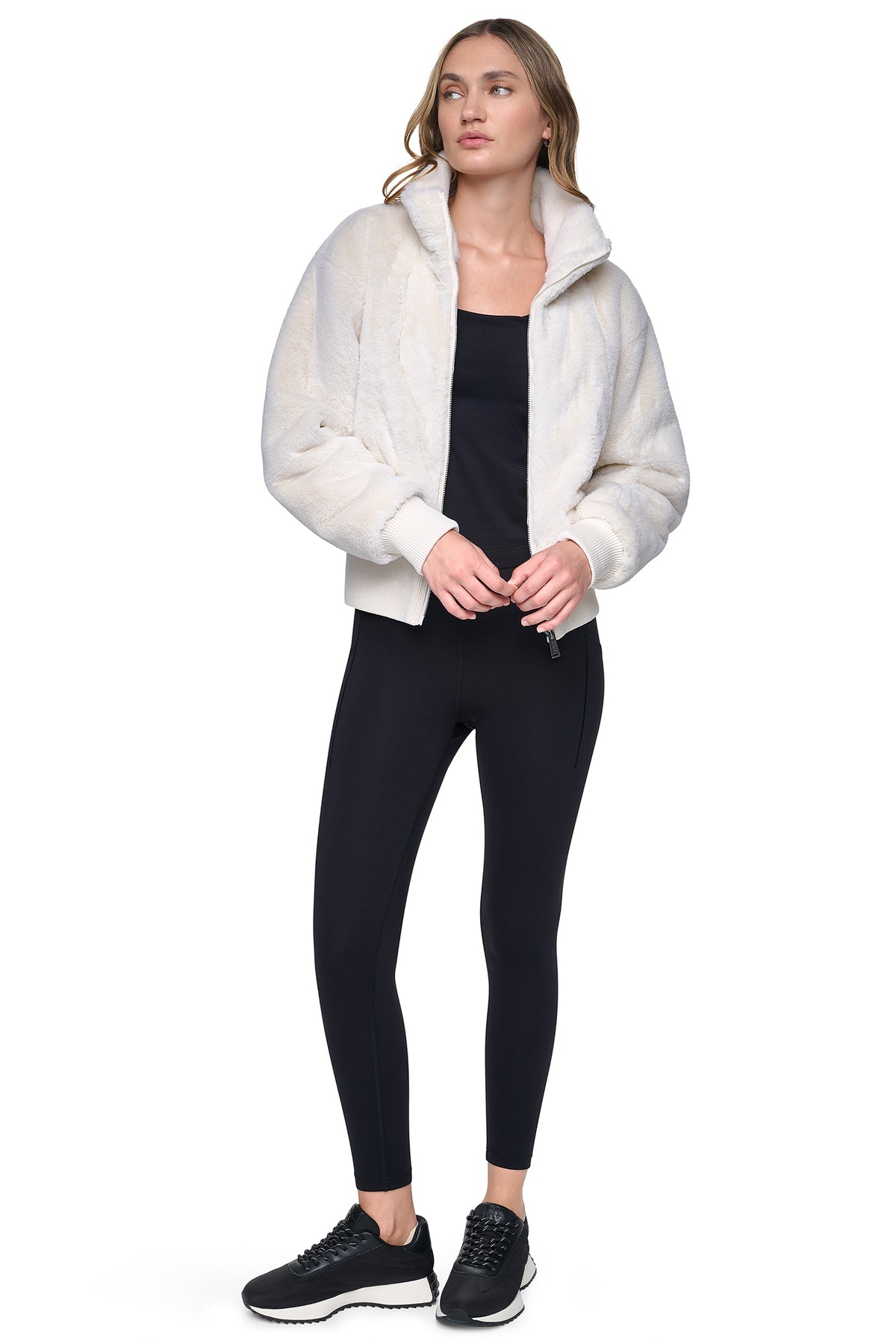 FAUX FUR BOMBER VIEW 2