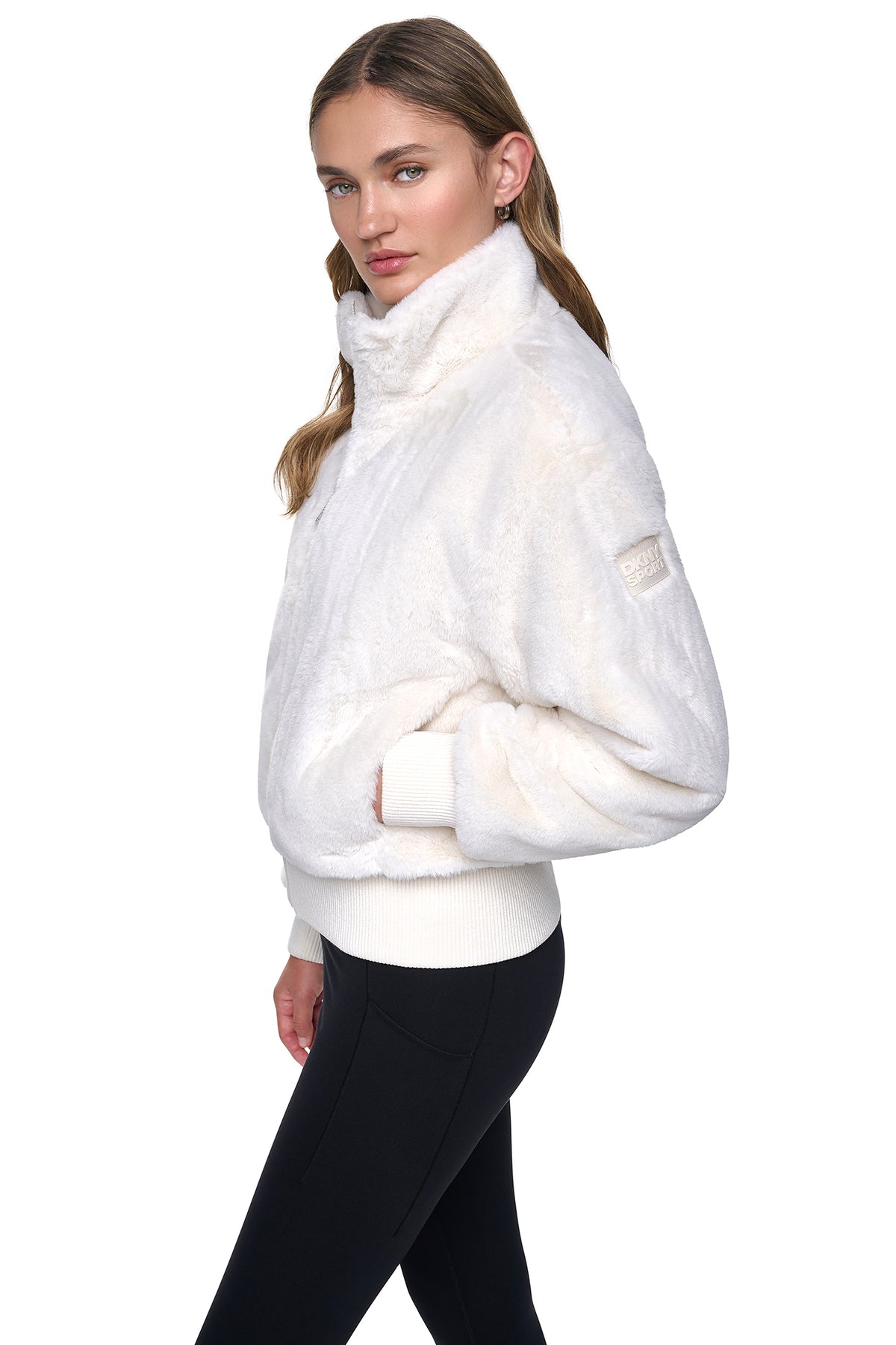 FAUX FUR BOMBER VIEW 2