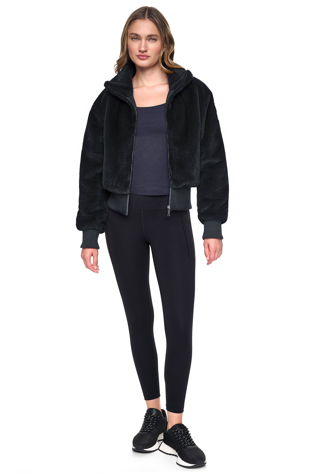 FAUX FUR BOMBER VIEW 2