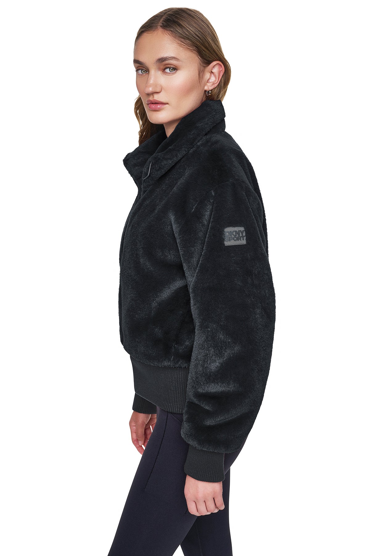 FAUX FUR BOMBER VIEW 2