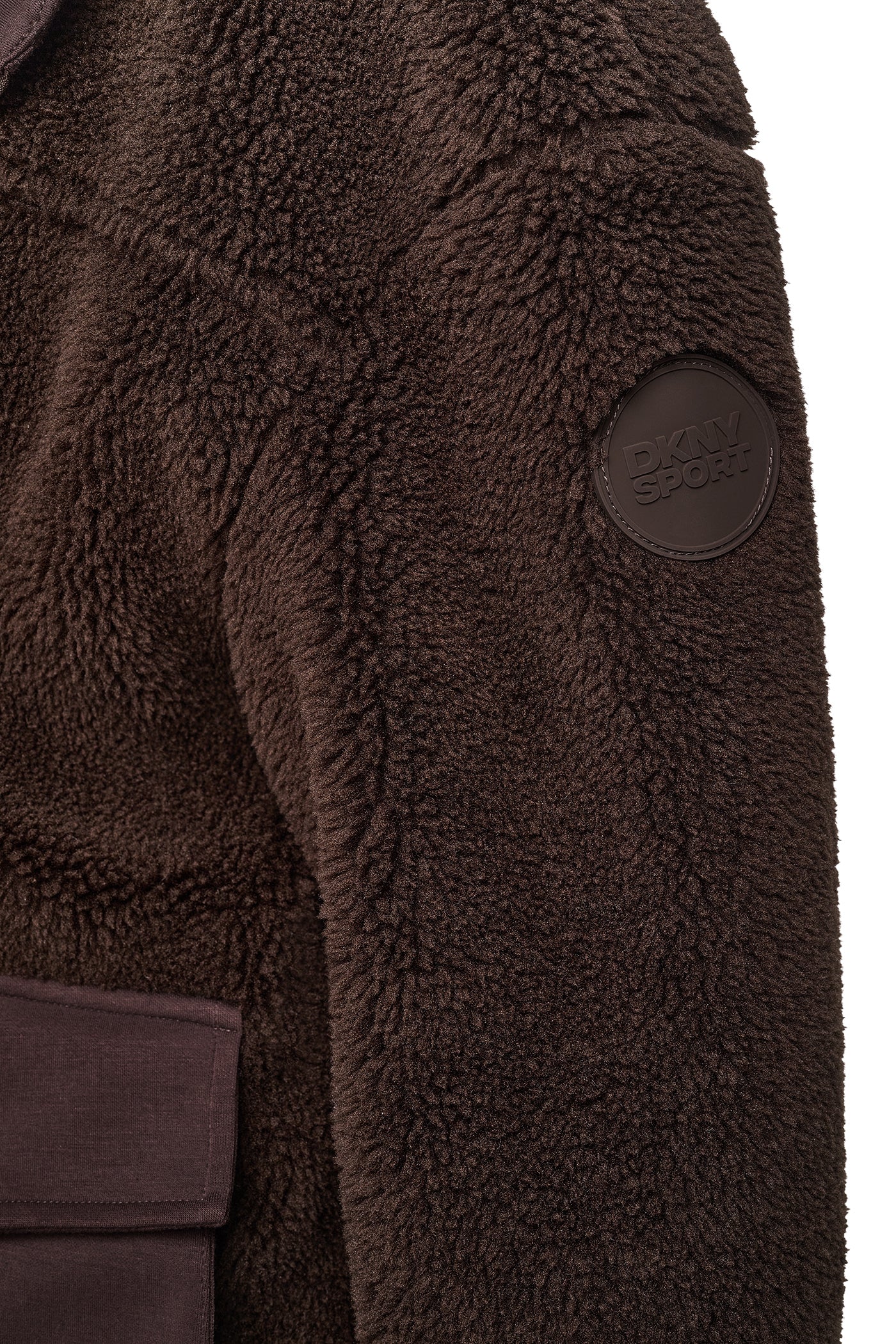 FUNNEL NECK SHERPA JACKET VIEW 8