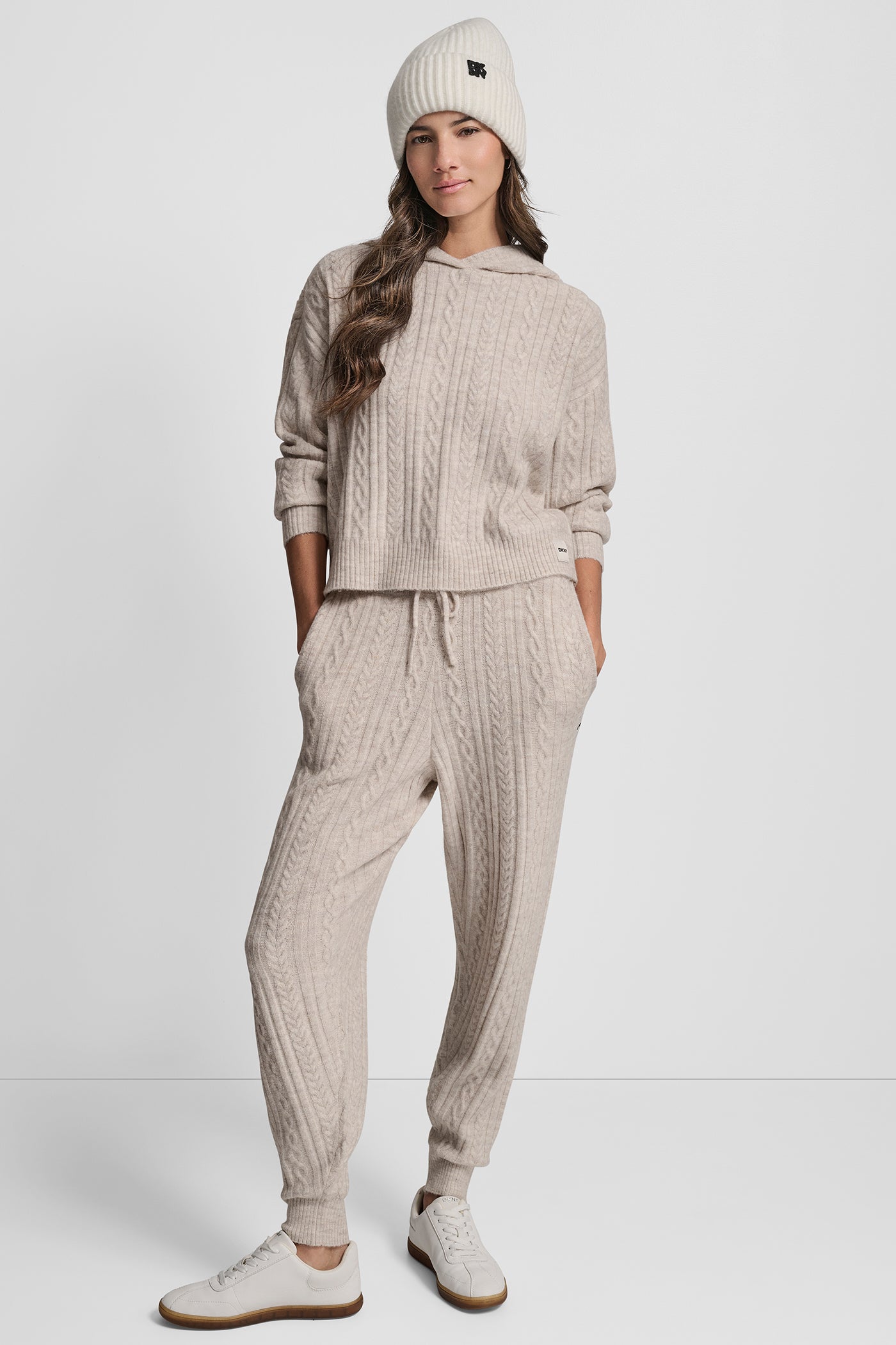 COZY CABLE SWEATER HOODIE VIEW 6 | New Arrivals