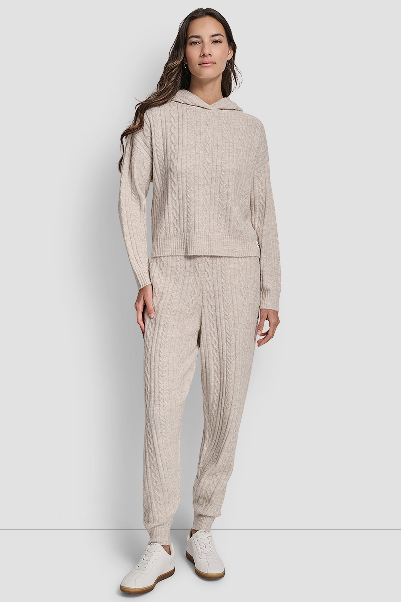 COZY CABLE SWEATER HOODIE VIEW 5 | New Arrivals