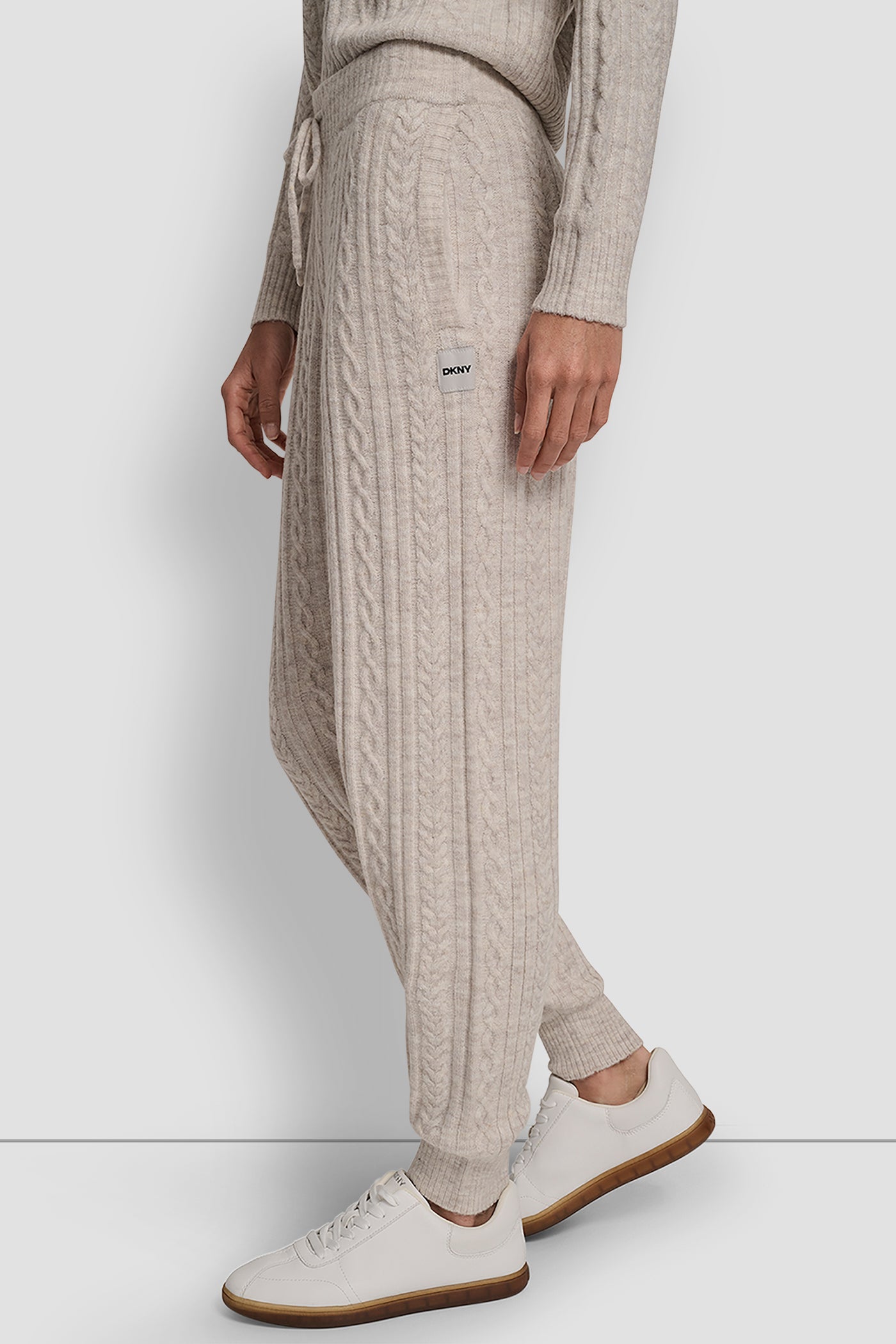 COZY CABLE SWEATER JOGGER VIEW 3 | Clothing