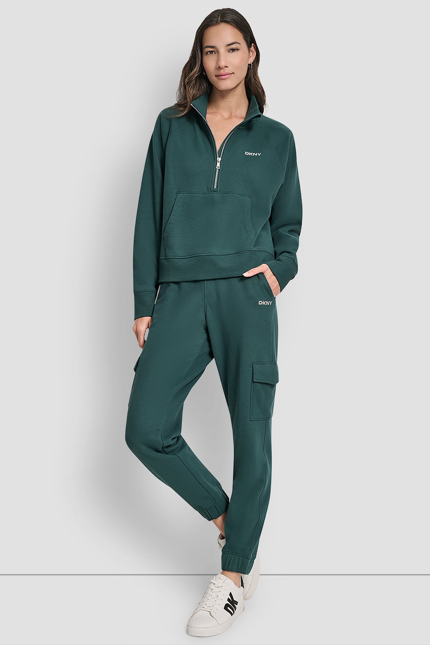 HIGH RISE LOGO EMBELLISHED SLIM CARGO JOGGER VIEW 5 | New Arrivals