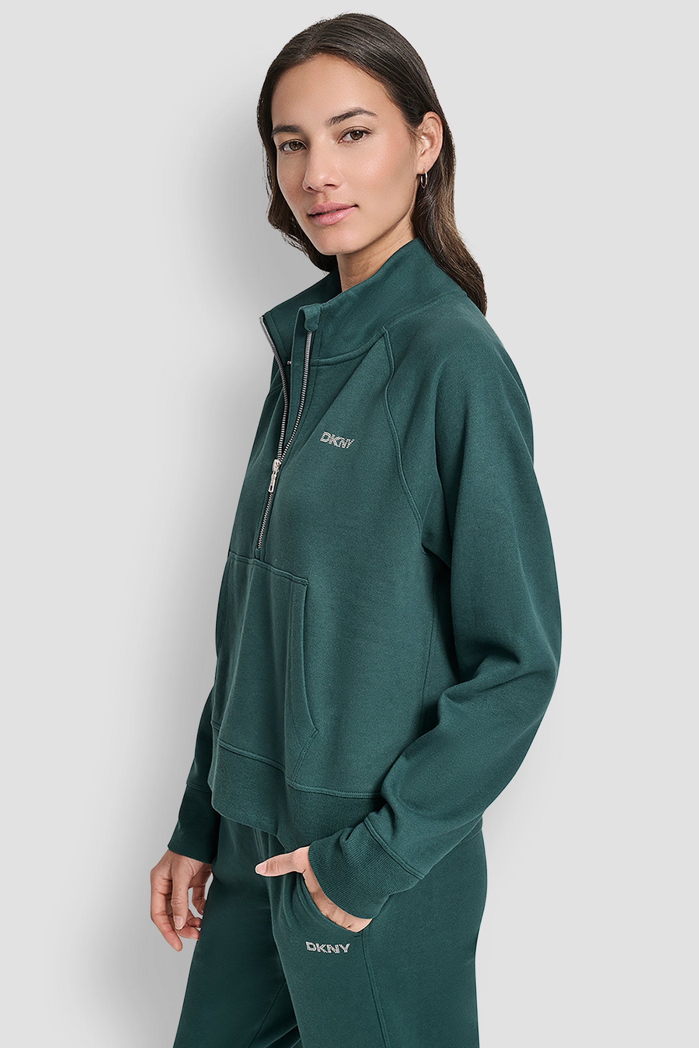 HIGH RISE LOGO EMBELLISHED SLIM CARGO JOGGER VIEW 3 | New Arrivals