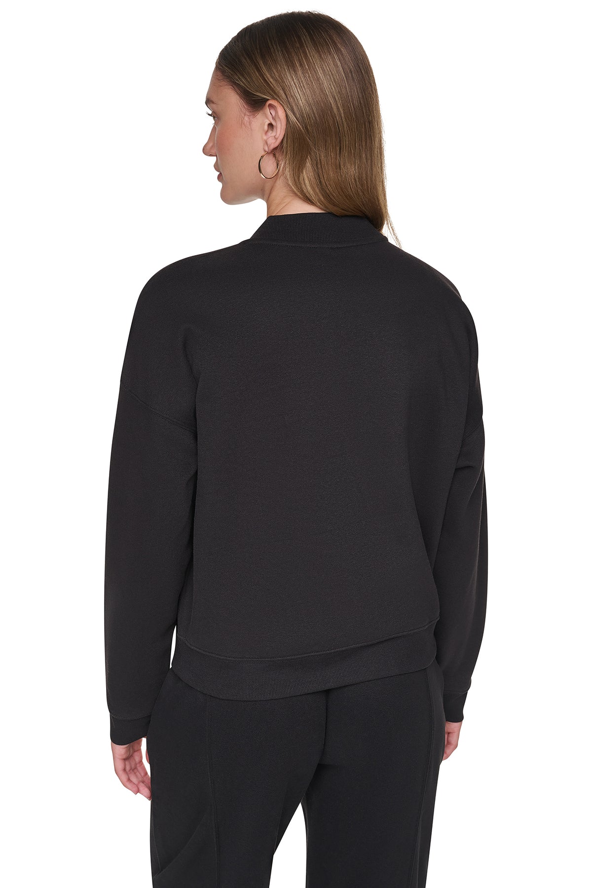 FOIL RHINESTONE LOGO SWEATSHIRT VIEW 2