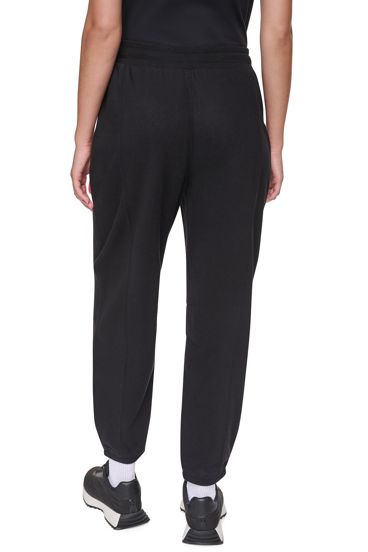 FOIL LOGO HIGH-RISE BARREL LEG JOGGER VIEW 2