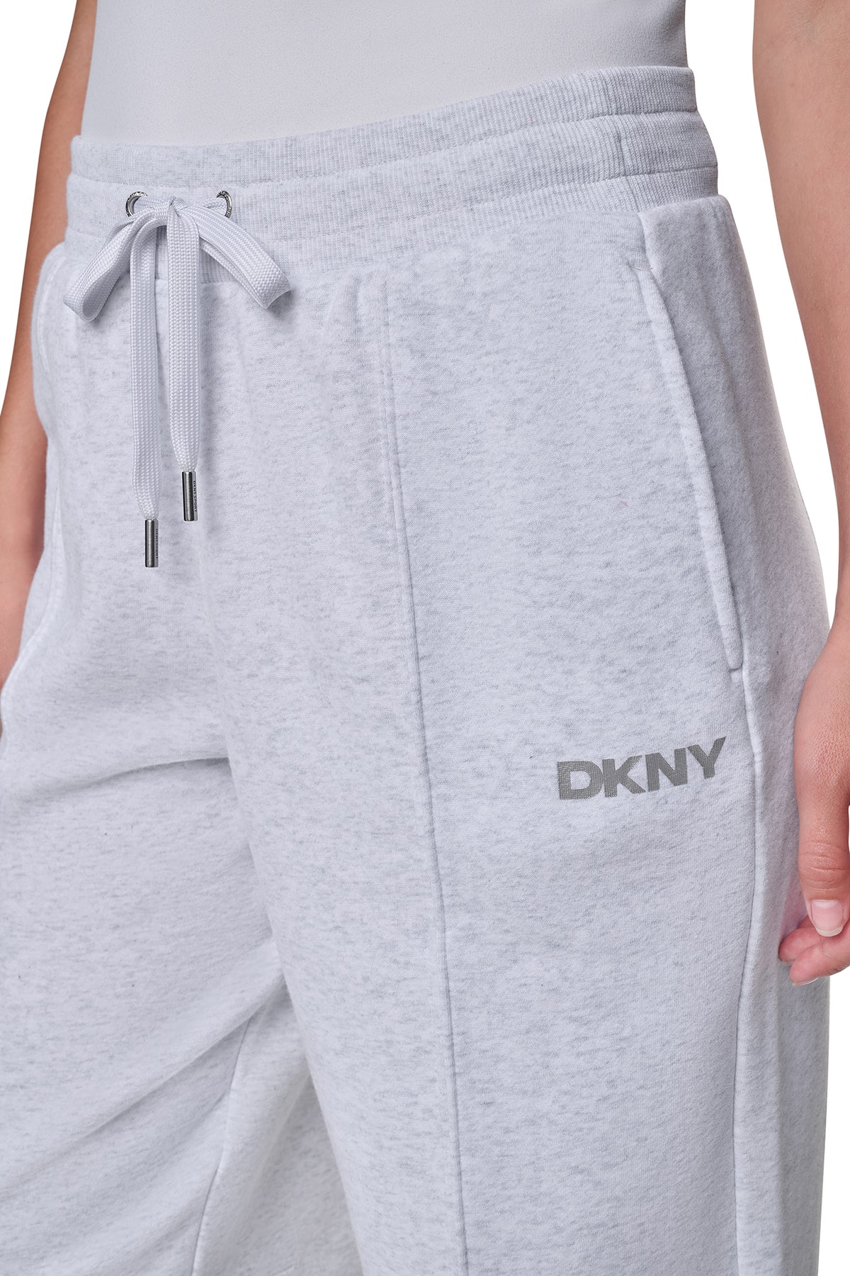 FOIL LOGO HIGH-RISE BARREL LEG JOGGER VIEW 2