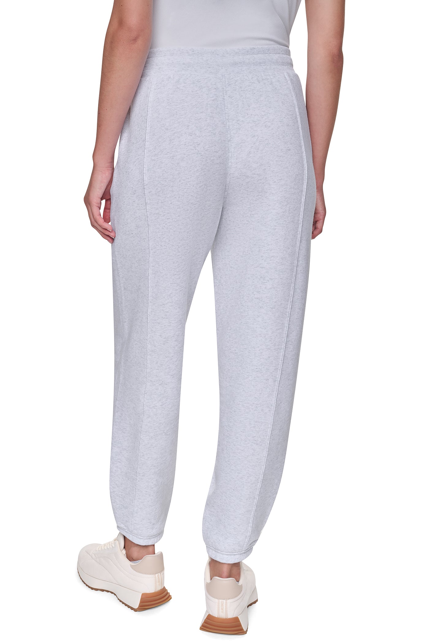 FOIL LOGO HIGH-RISE BARREL LEG JOGGER VIEW 2