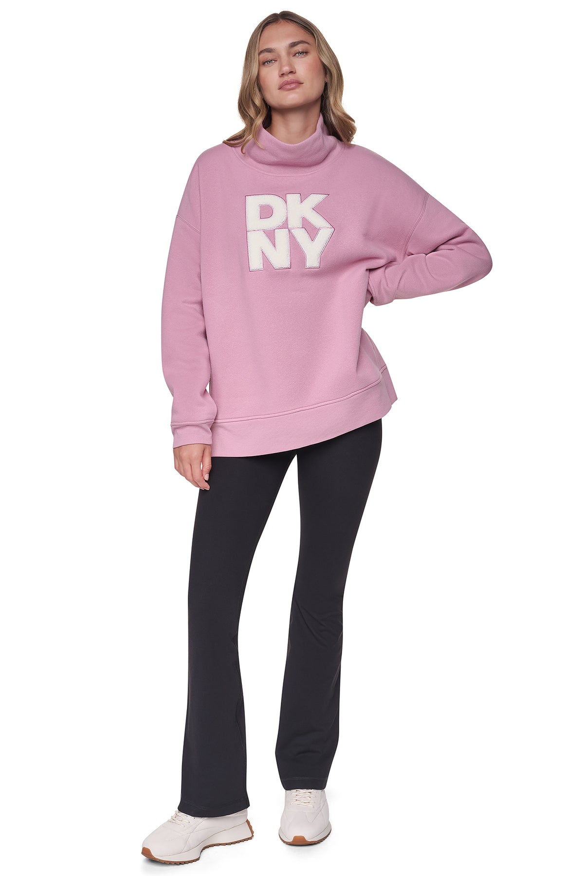 CHENILLE LOGO MOCK NECK SWEATSHIRT VIEW 2