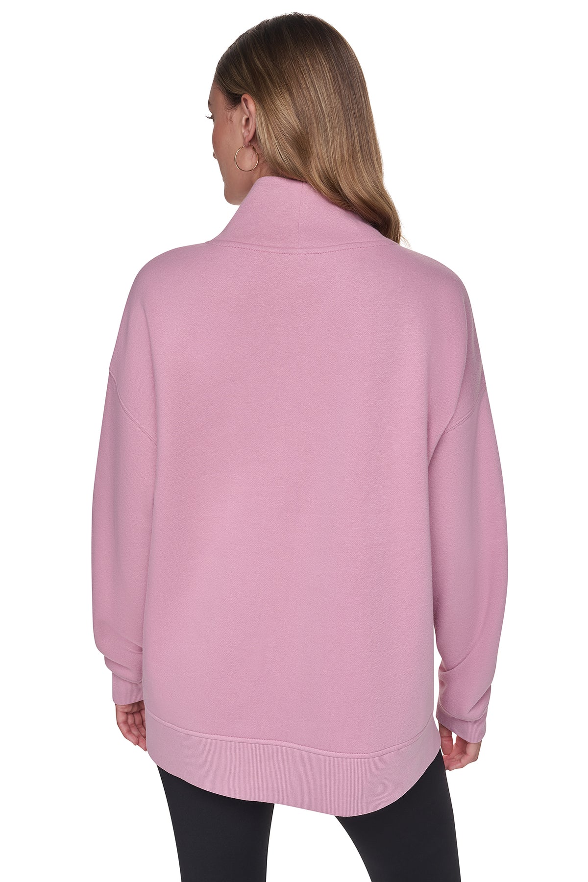 CHENILLE LOGO MOCK NECK SWEATSHIRT VIEW 2