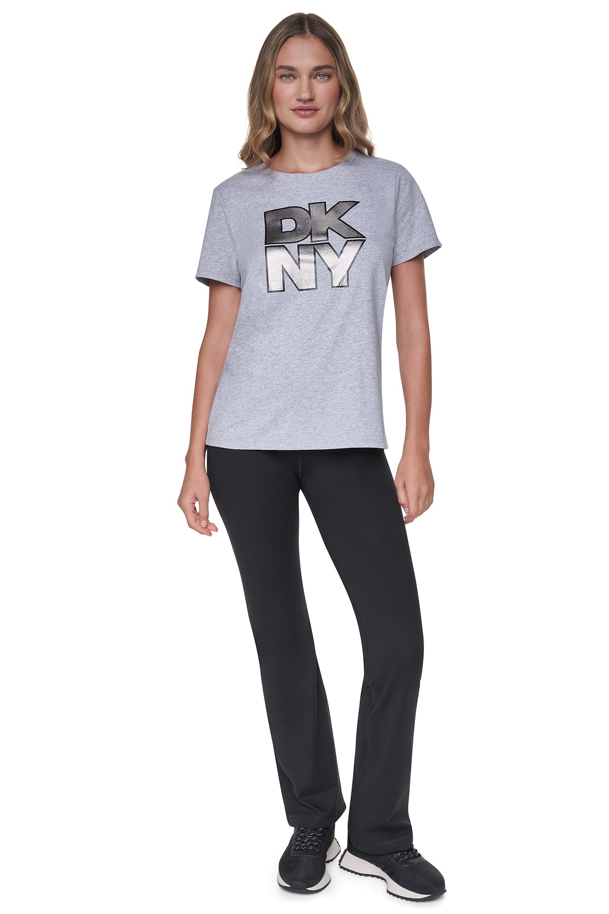STACKED FOIL GLITTER LOGO TEE VIEW 2