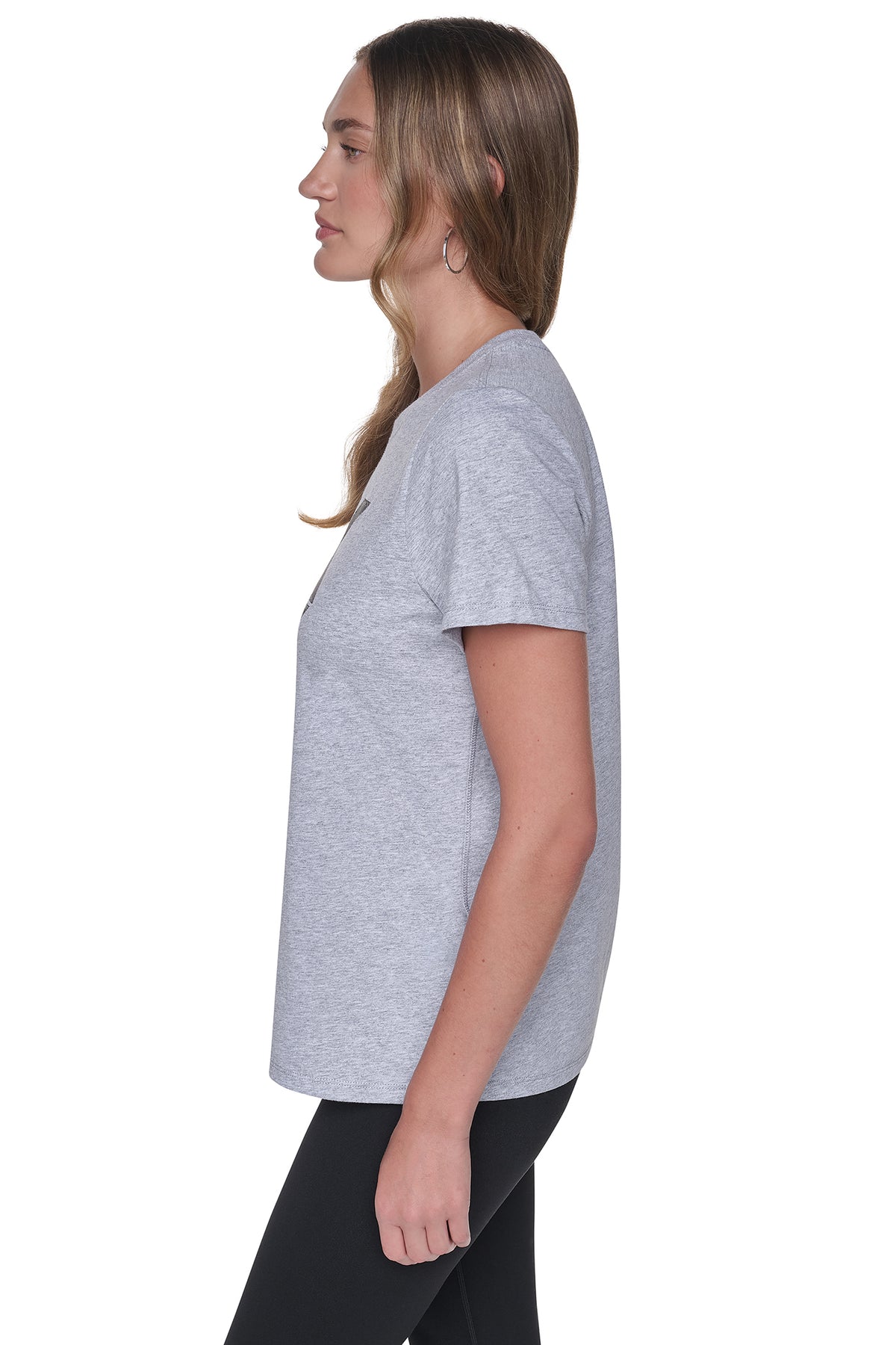 STACKED FOIL GLITTER LOGO TEE VIEW 2